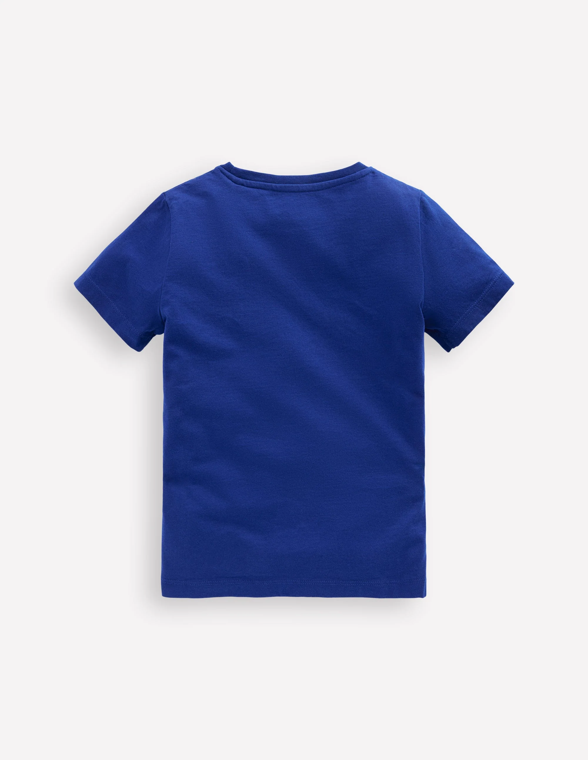 Zip Applique T-shirt-Bright Blue Puffer - Image 2