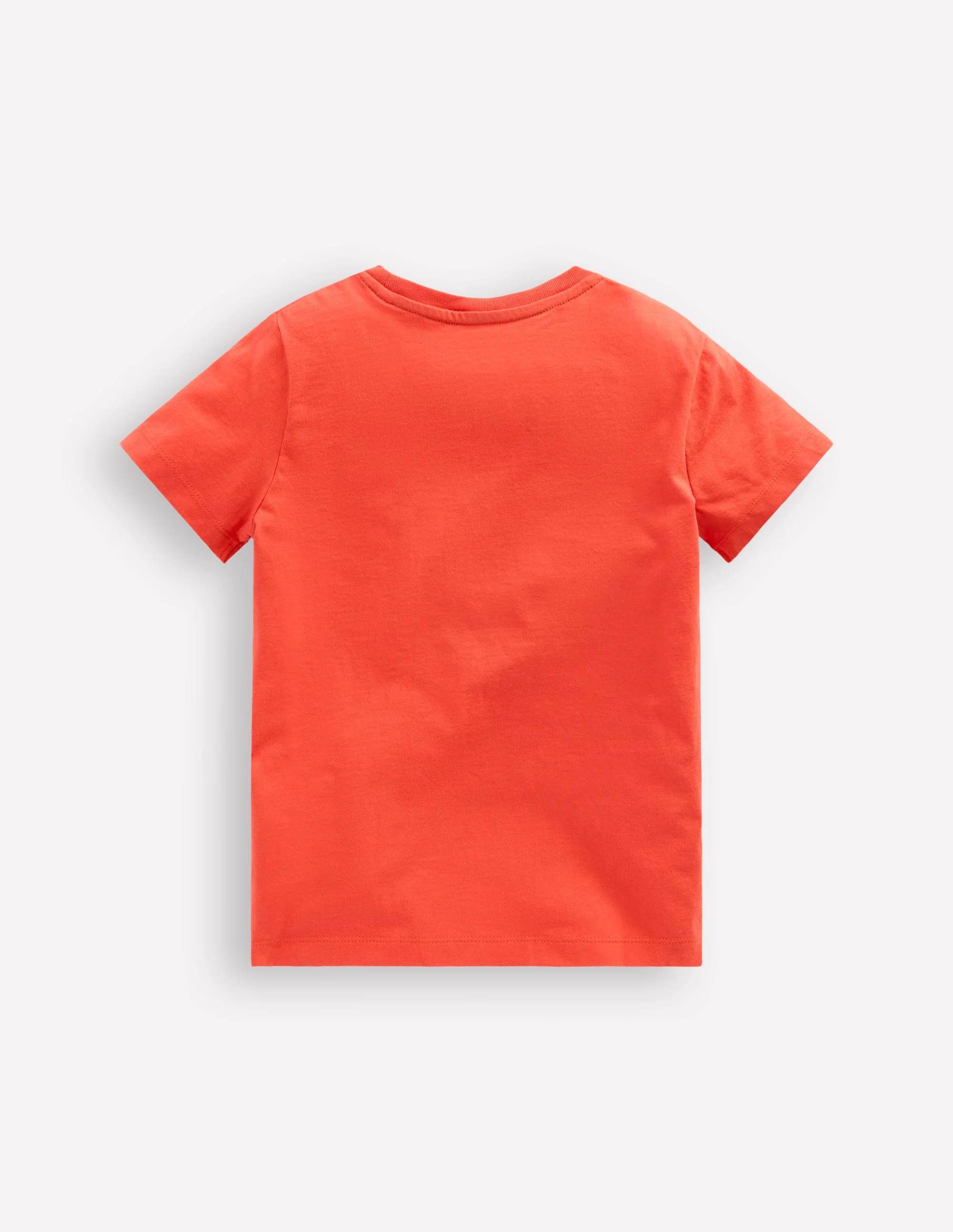 Zip Applique T-shirt-Kiln Orange Crocodile - Image 2