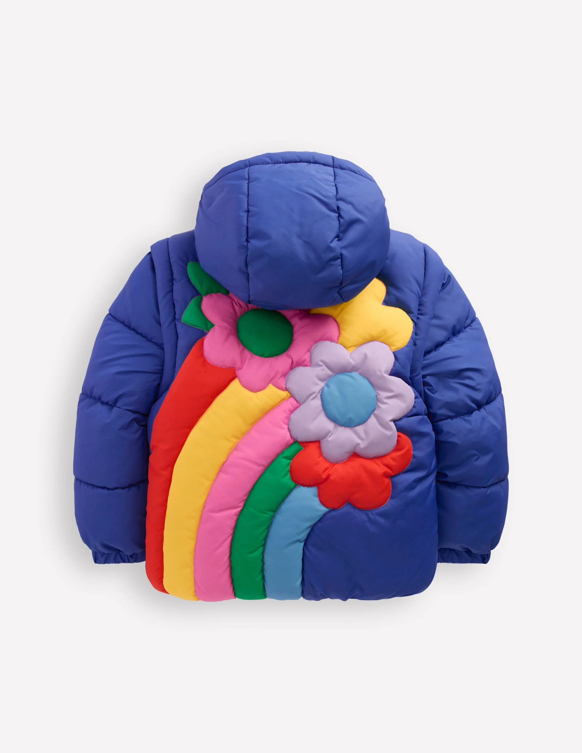 2-in-1 Padded Coat-Starboard Blue Rainbow - Image 2