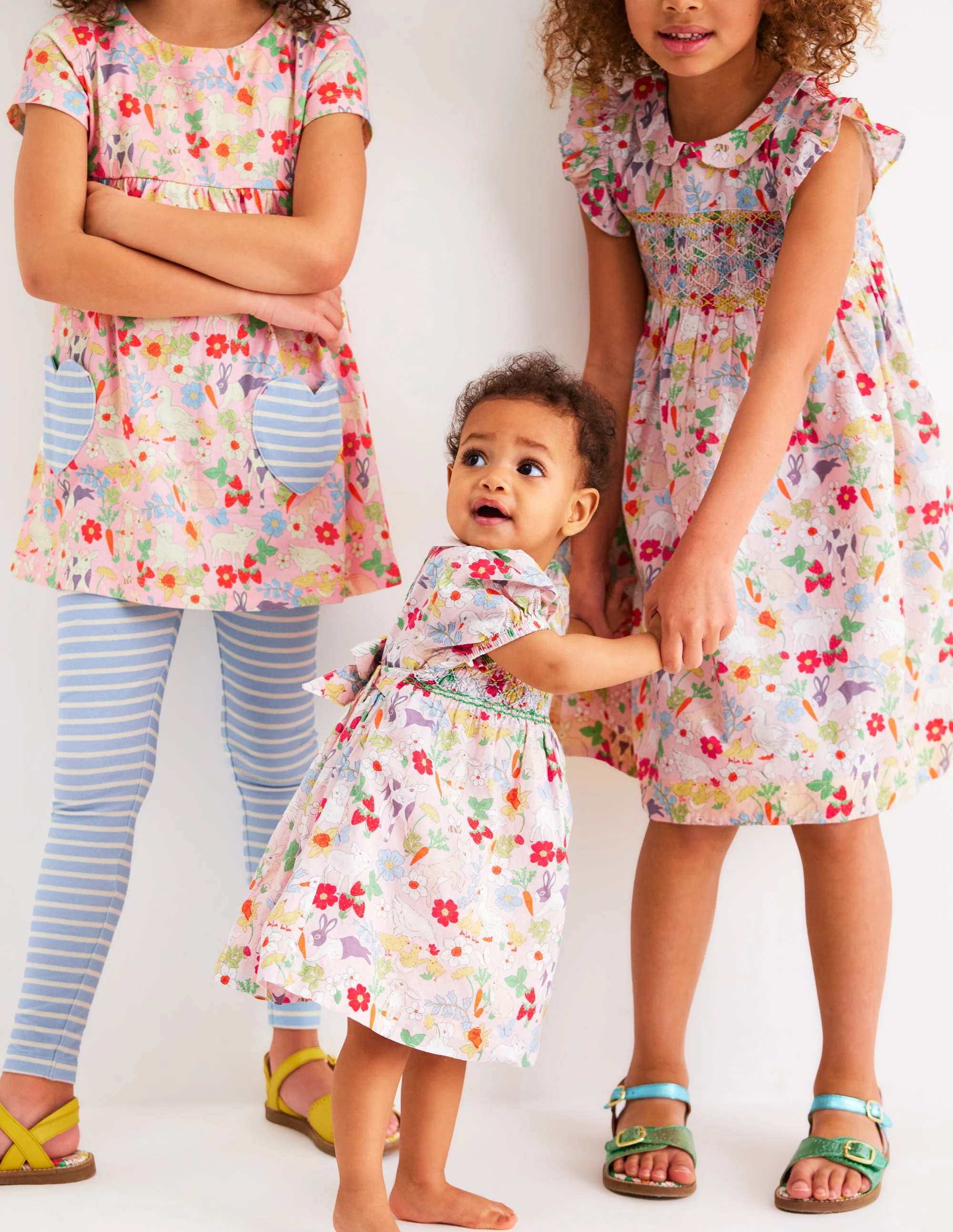 Adeline Smocked Dress-Lilac Spring Meadow - Image 5