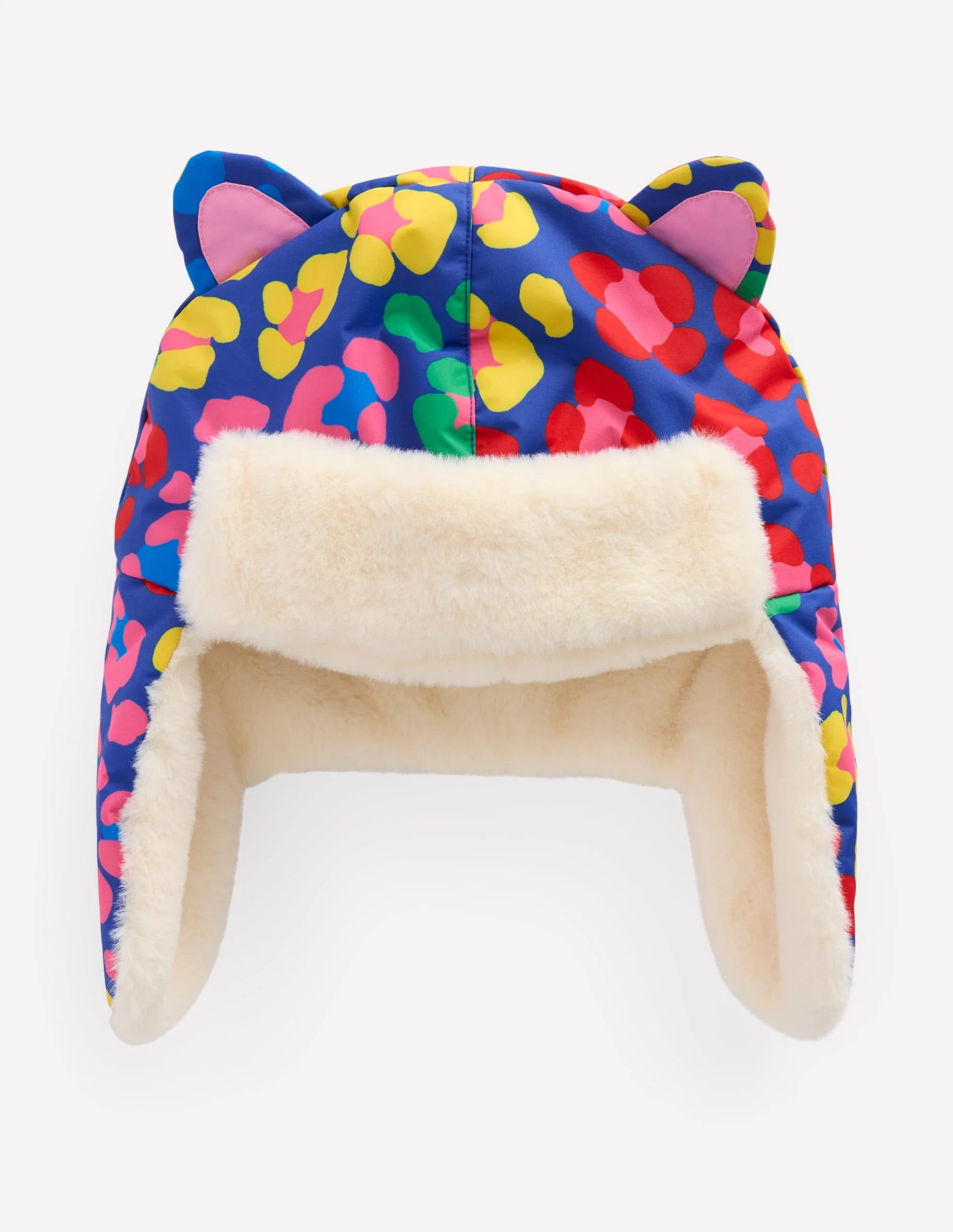 All Weather Hat-Multi Rainbow Leopard