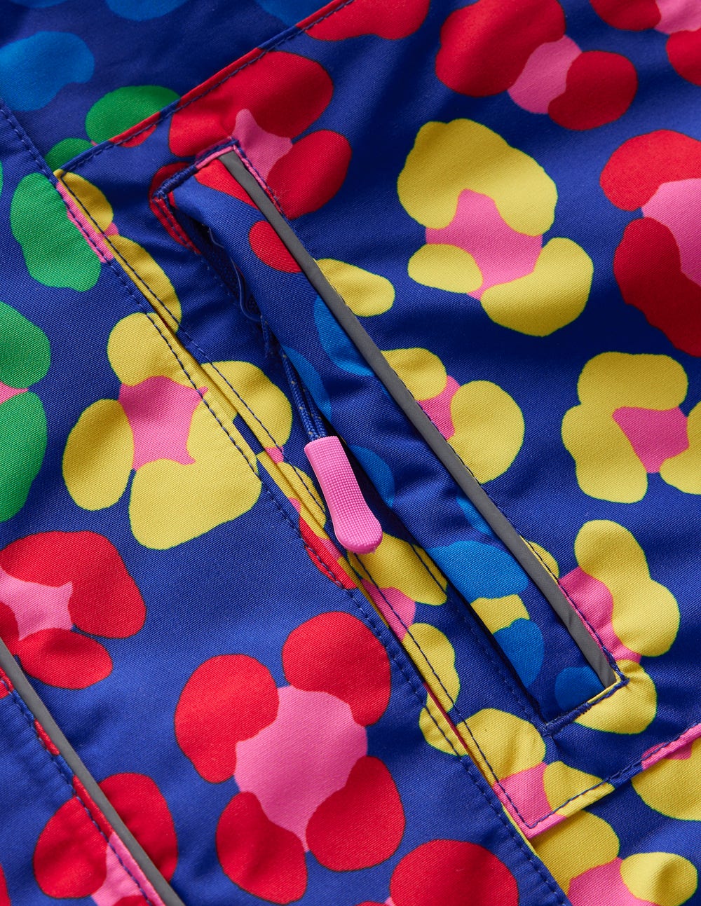 All-weather Waterproof Coat-Multi Rainbow Leopard - Image 3