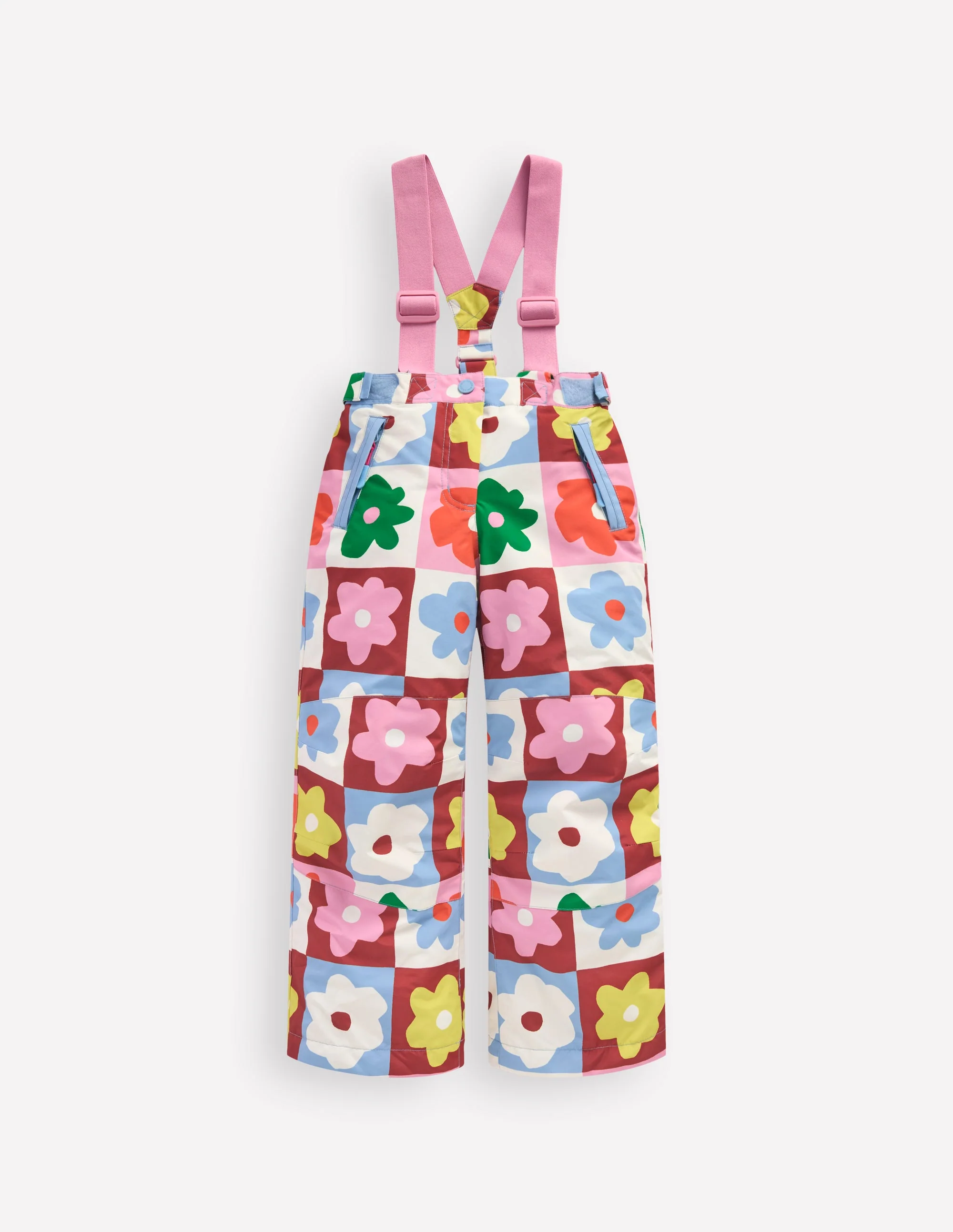 All Weather Waterproof Trouser-Multi Flower Check