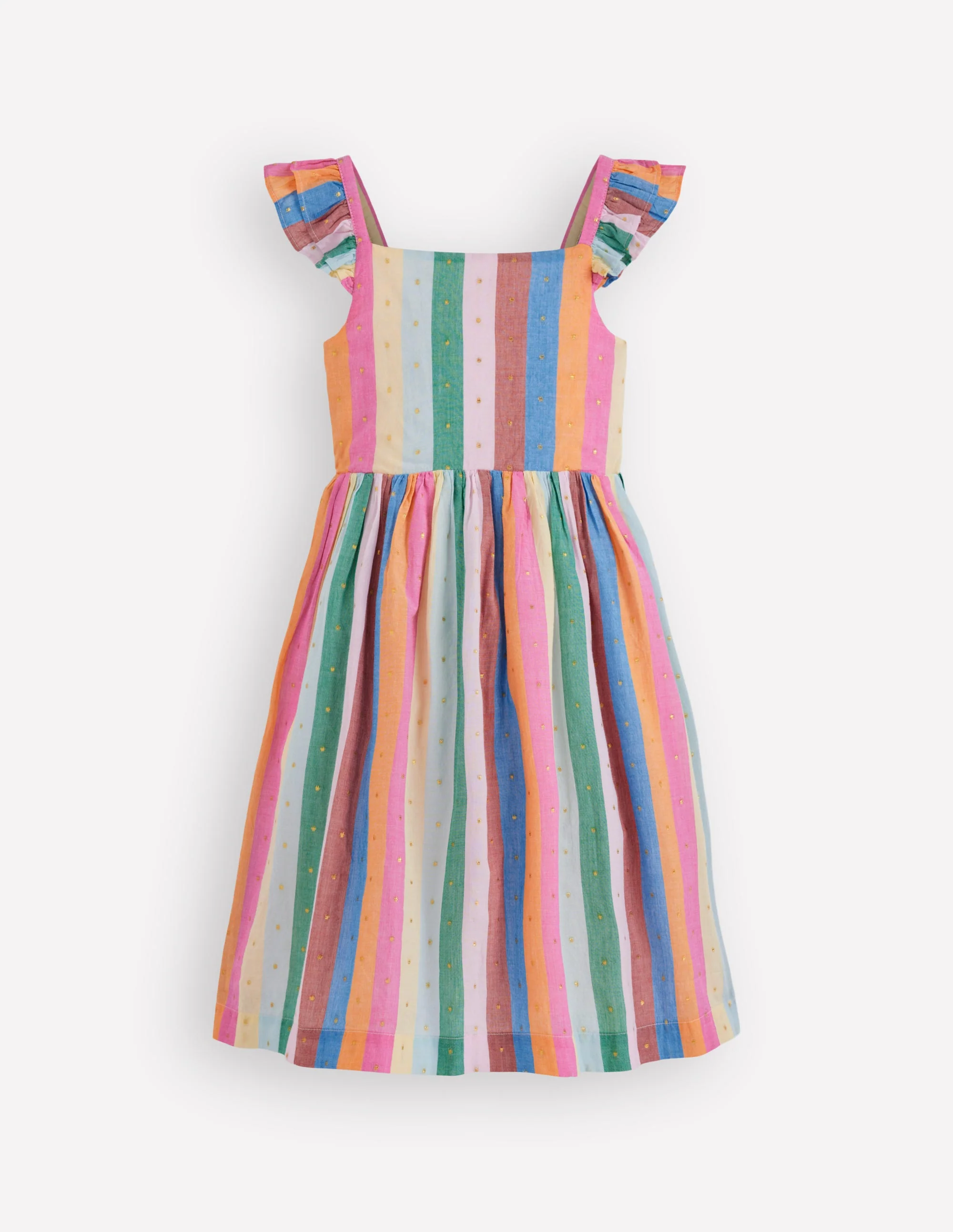 Annalisa Twirly Sundress-Multi Stripe