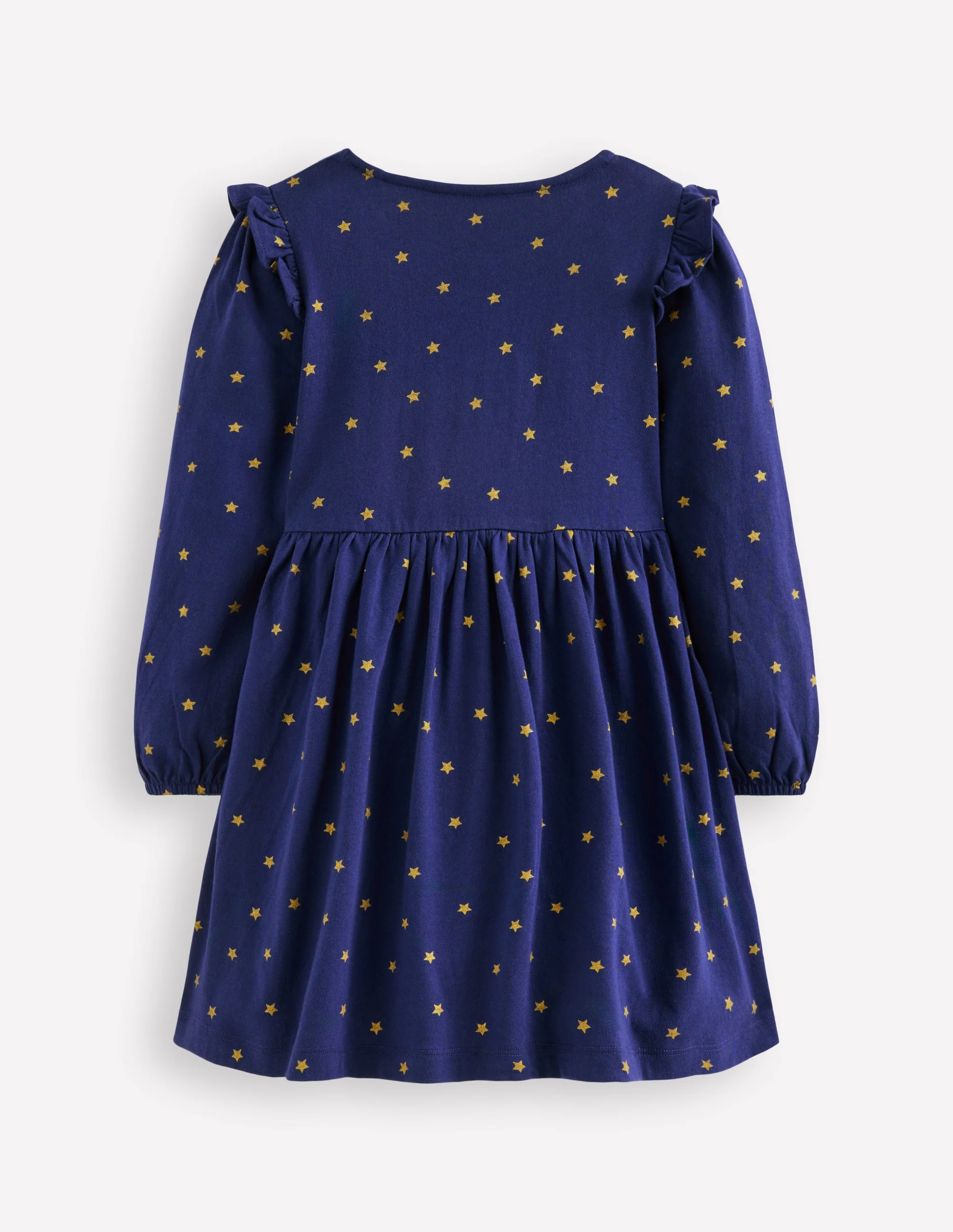 Appliqué Jersey Dress-College Navy Animals - Image 2