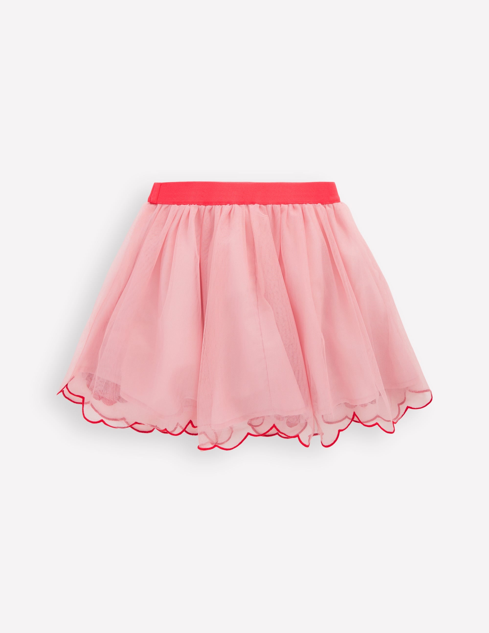 Appliqué Tulle Skirt-Vintage Pink Cherries - Image 2