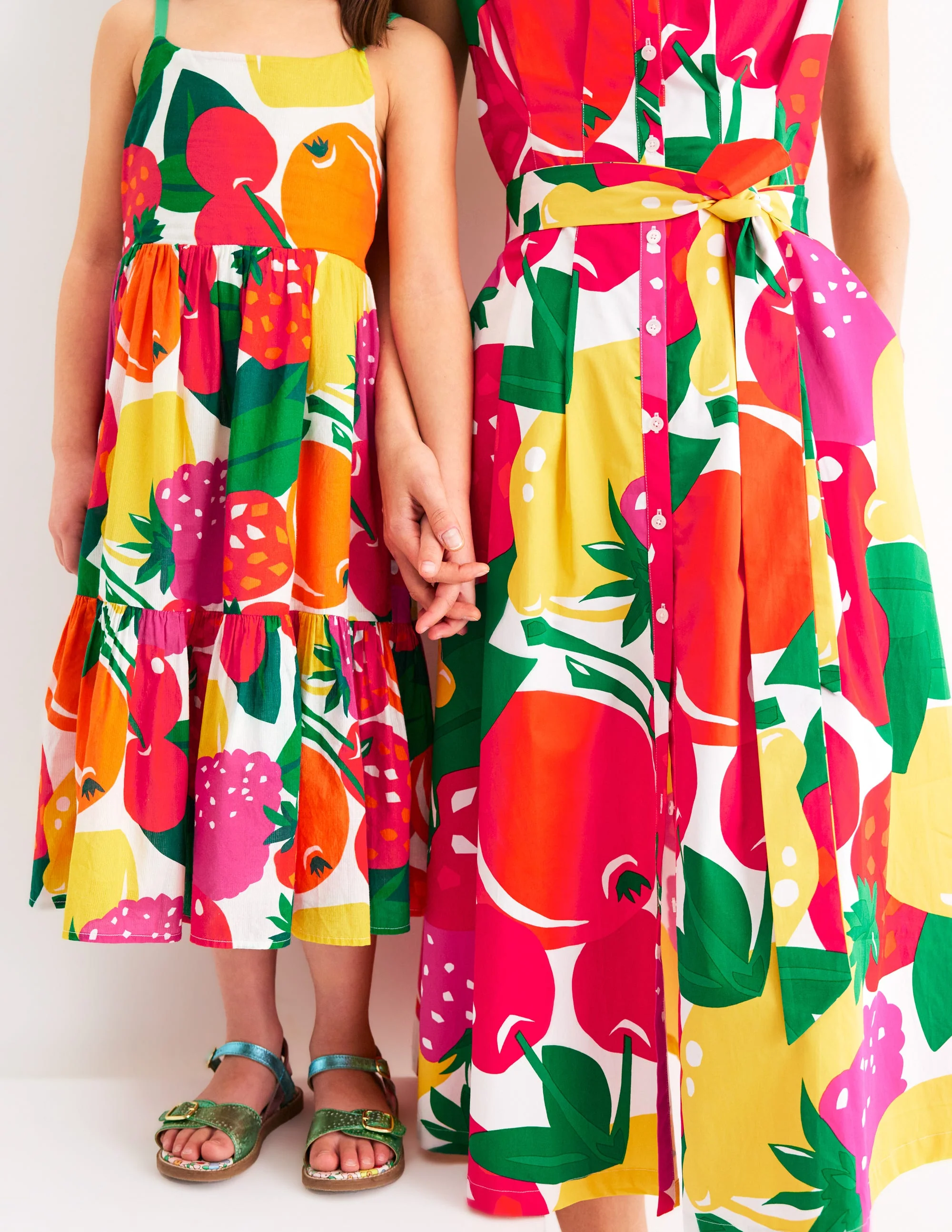 Aurelia Tiered Twirly Dress-Multi Giant Fruit - Image 6