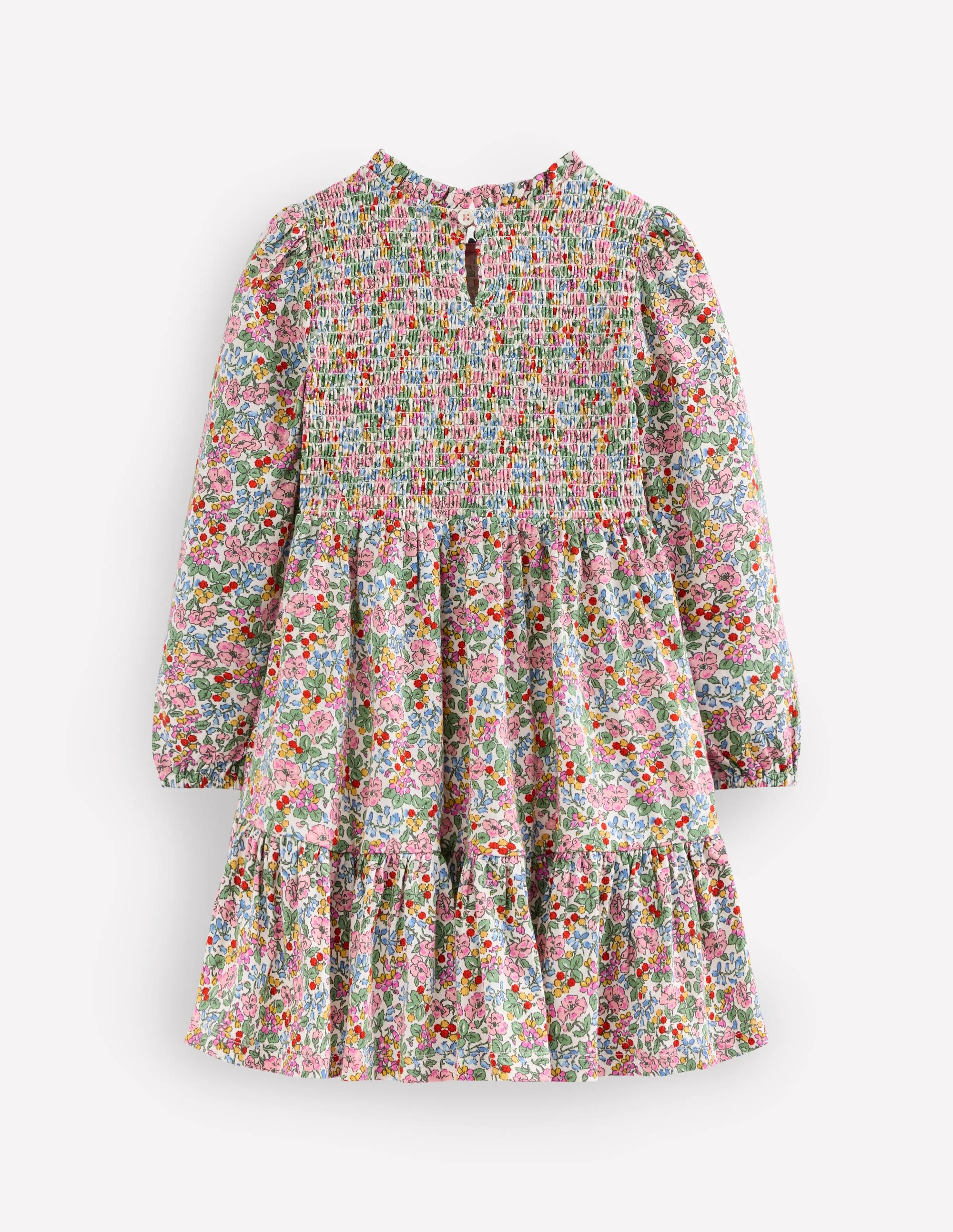Aurora Long Sleeve Dress-Soft Ivory Berry Floral - Image 2