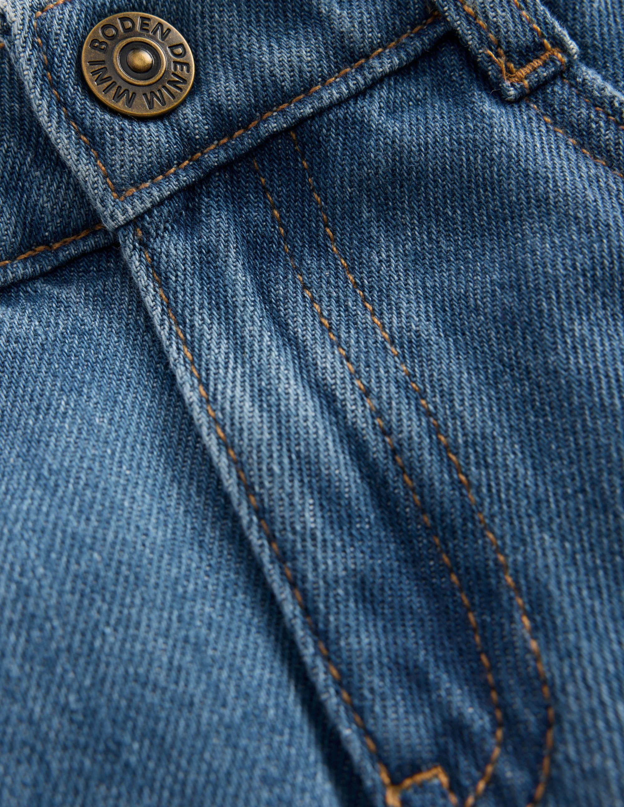 Barrel Leg Jeans-Mid Vintage Denim - Image 3