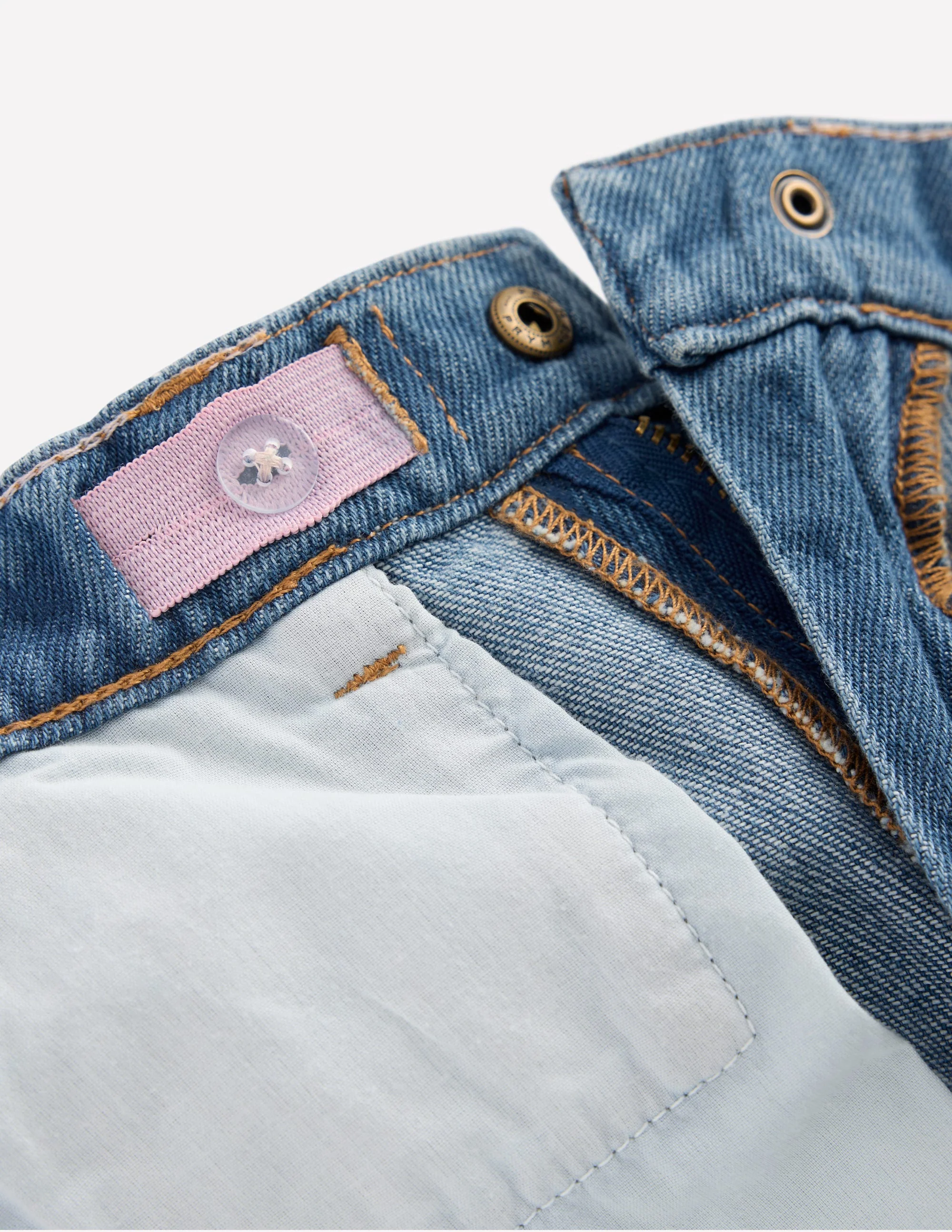 Barrel Leg Jeans-Mid Vintage Denim - Image 4
