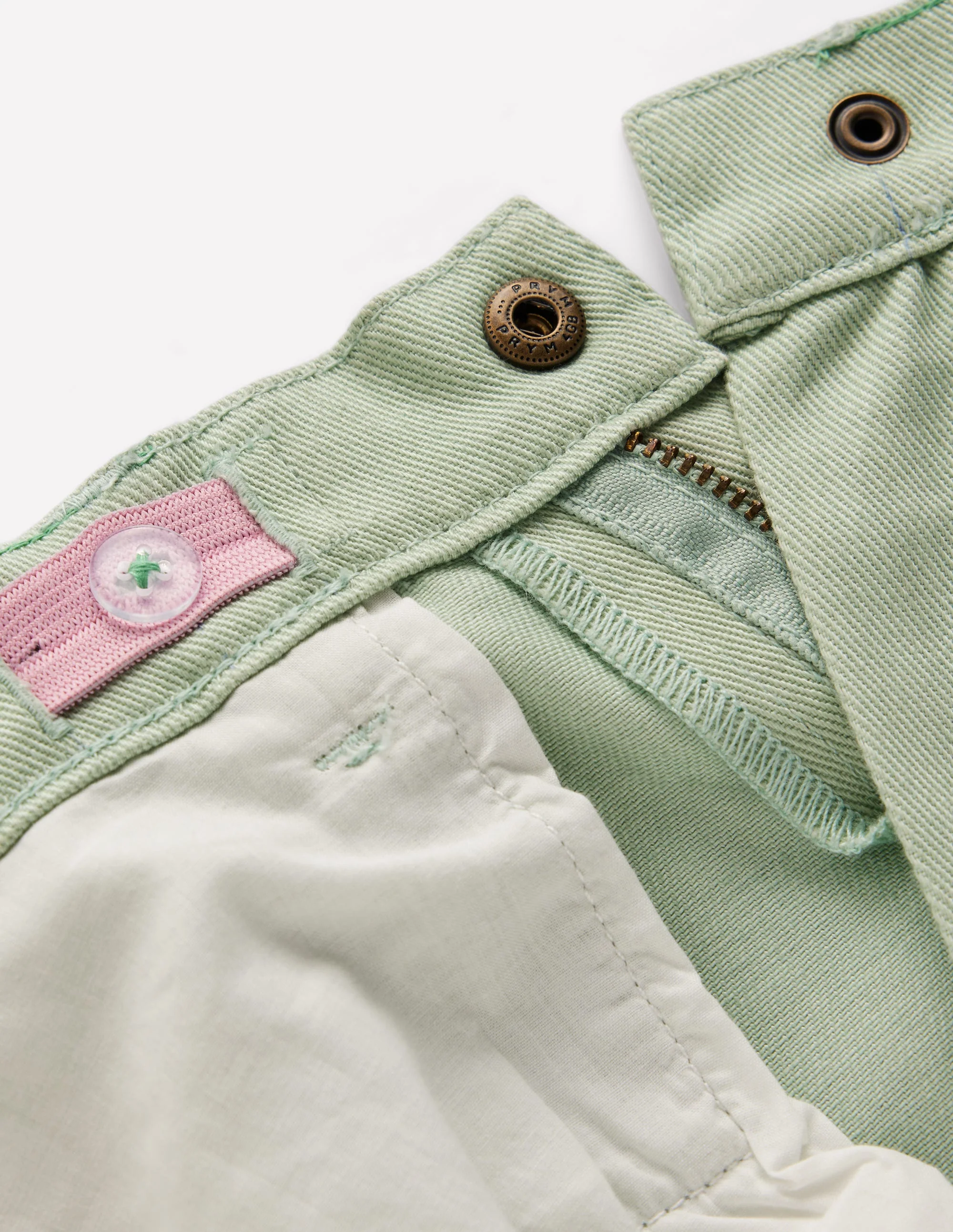 Barrel Leg Jeans-Pale Green - Image 4