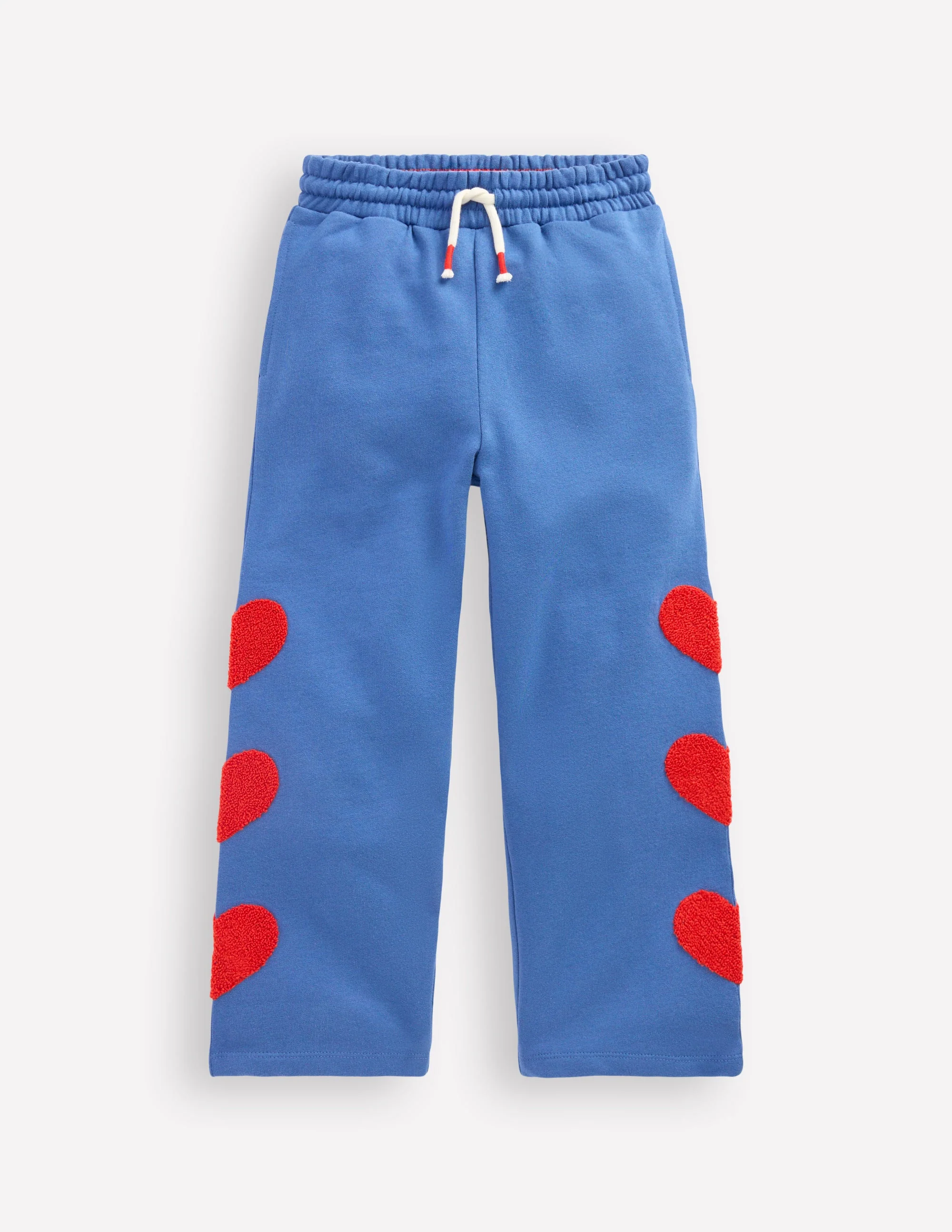 Bobbie Appliqué Joggers-Bluejay Hearts - Image 3