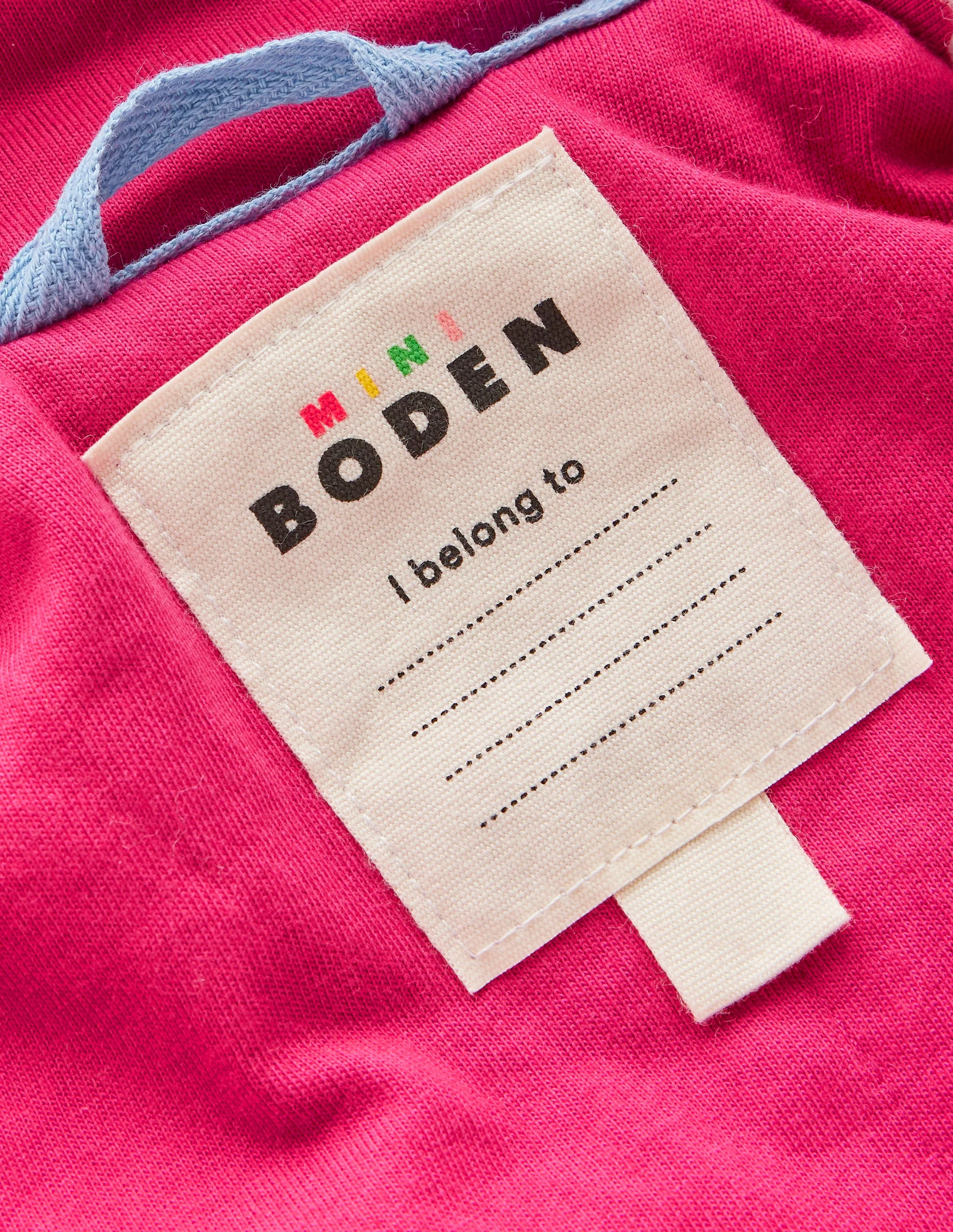Borg Duffle Coat-Azalea Pink Gingham - Image 4