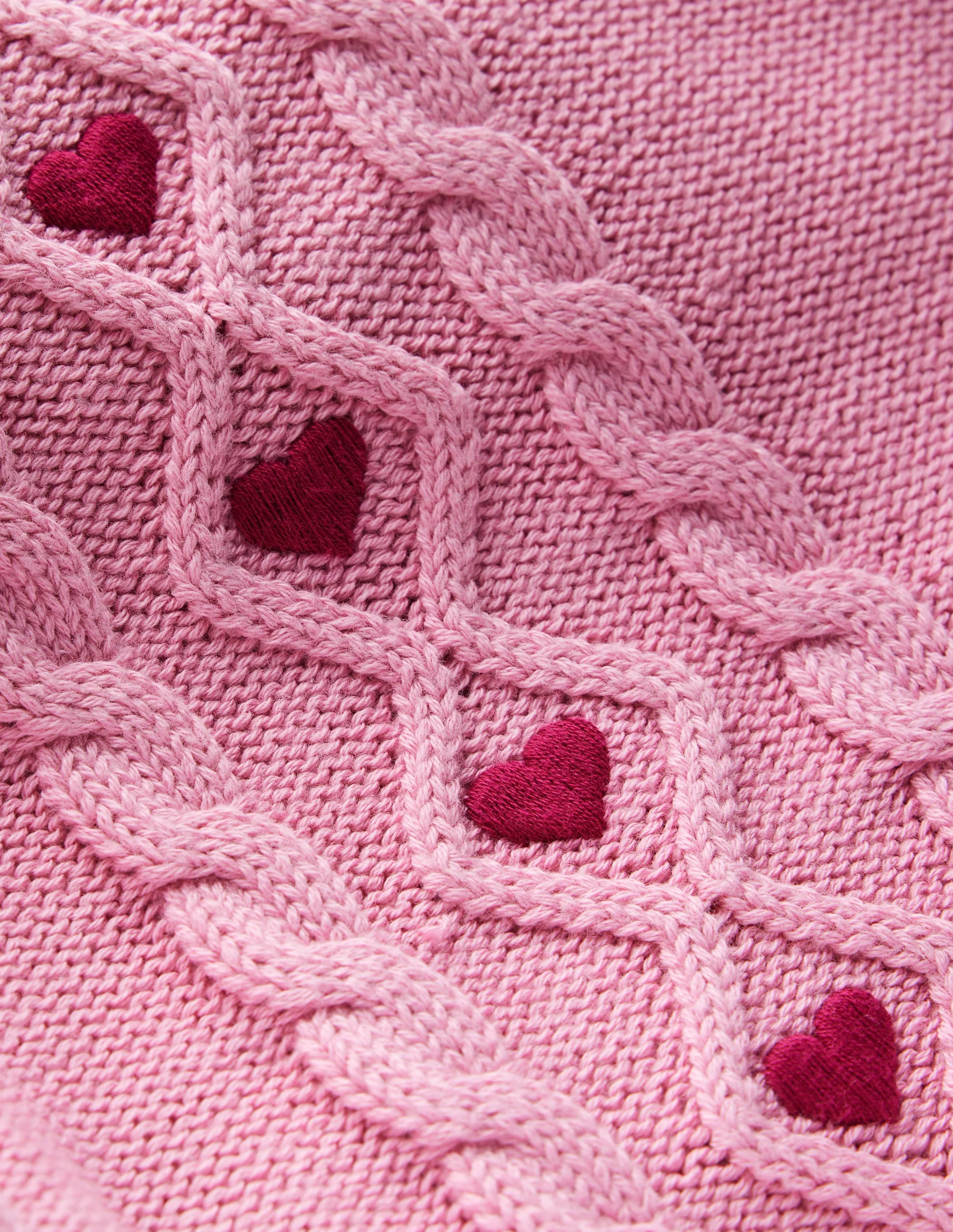 Cable Knitted Skirt-Formica Pink - Image 3