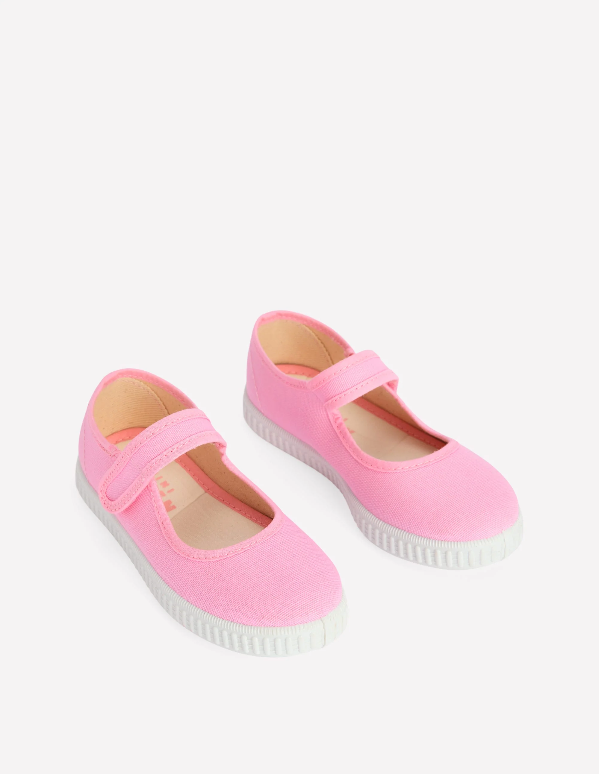 Canvas Mary Janes-Pink - Image 2