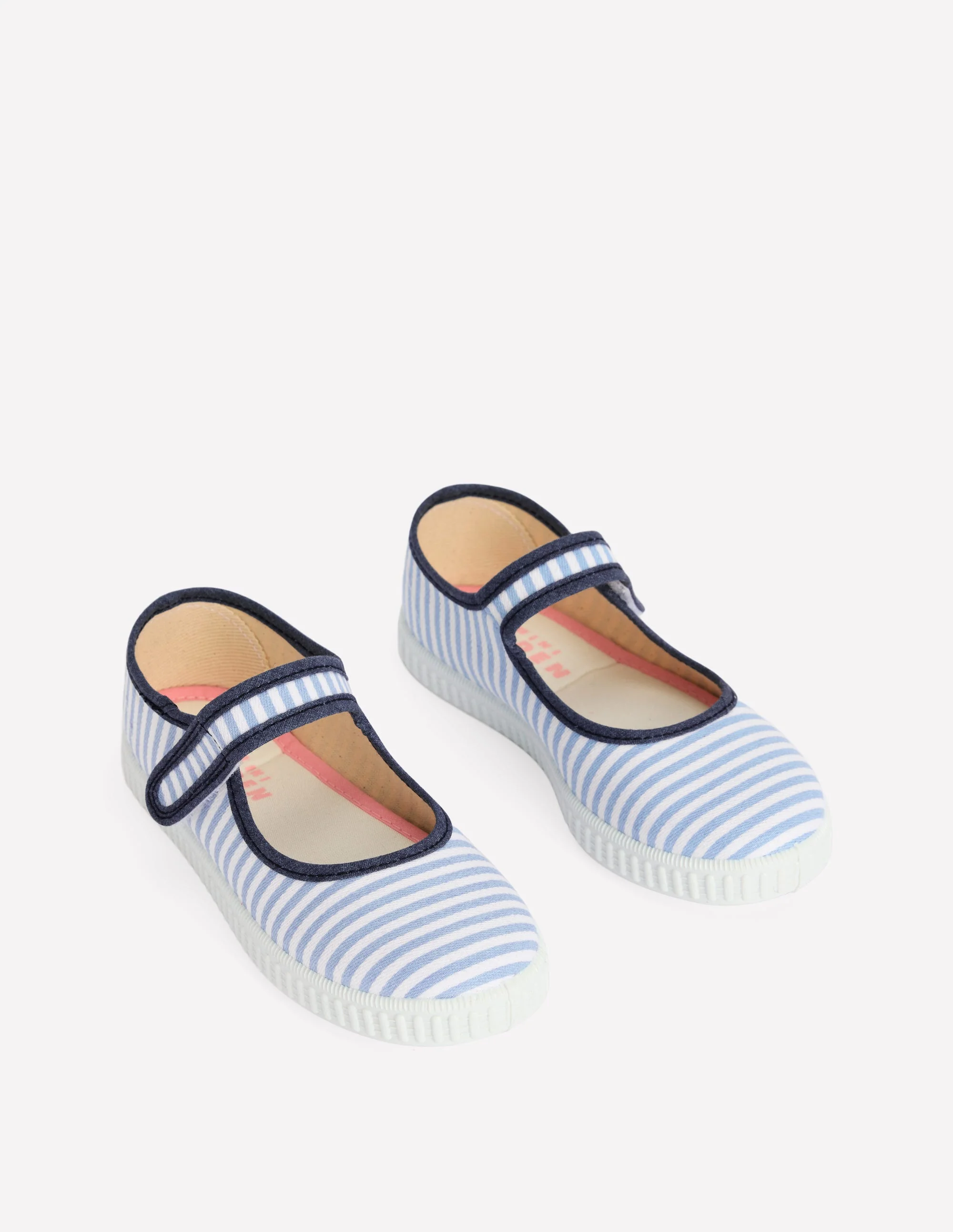 Canvas Mary Janes-Stripe - Image 2