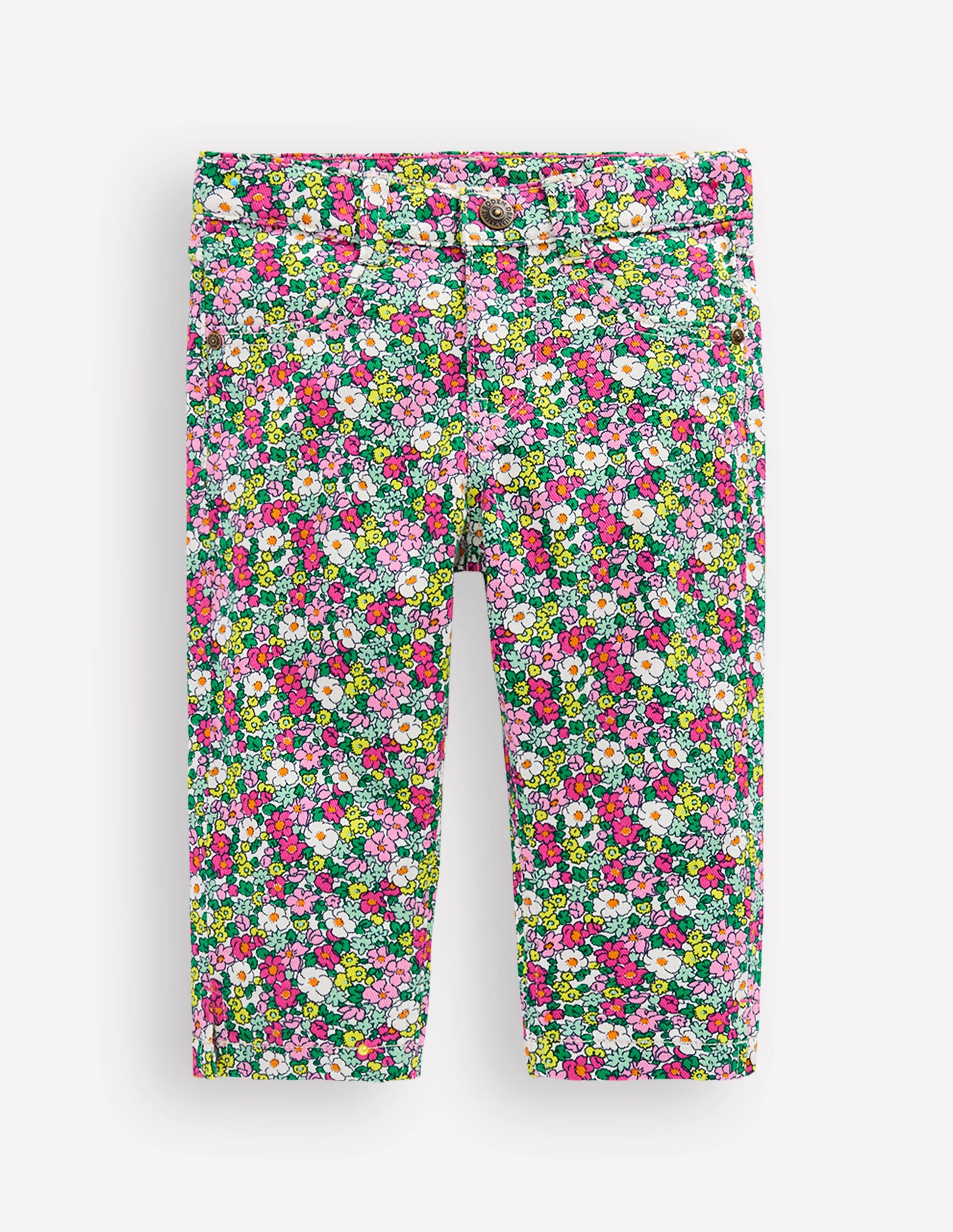 Capri Trousers-Multi Summerflower Bed