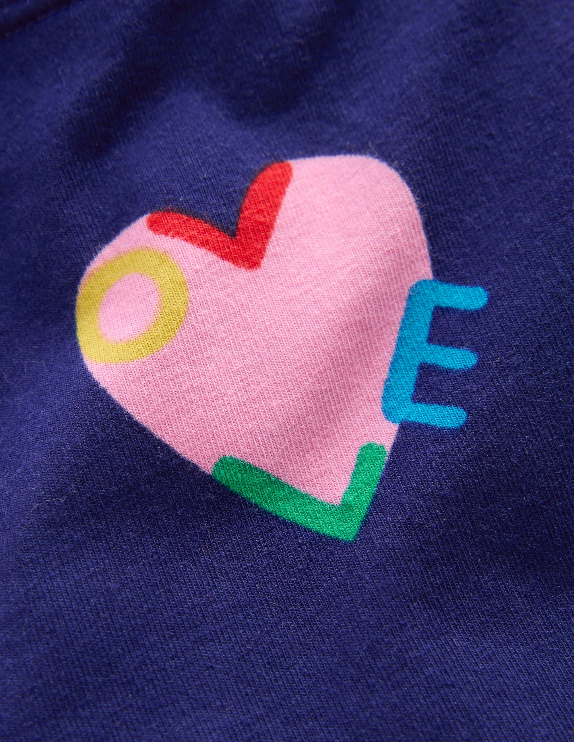 Cartwheel Shorts-Navy Love Hearts - Image 3
