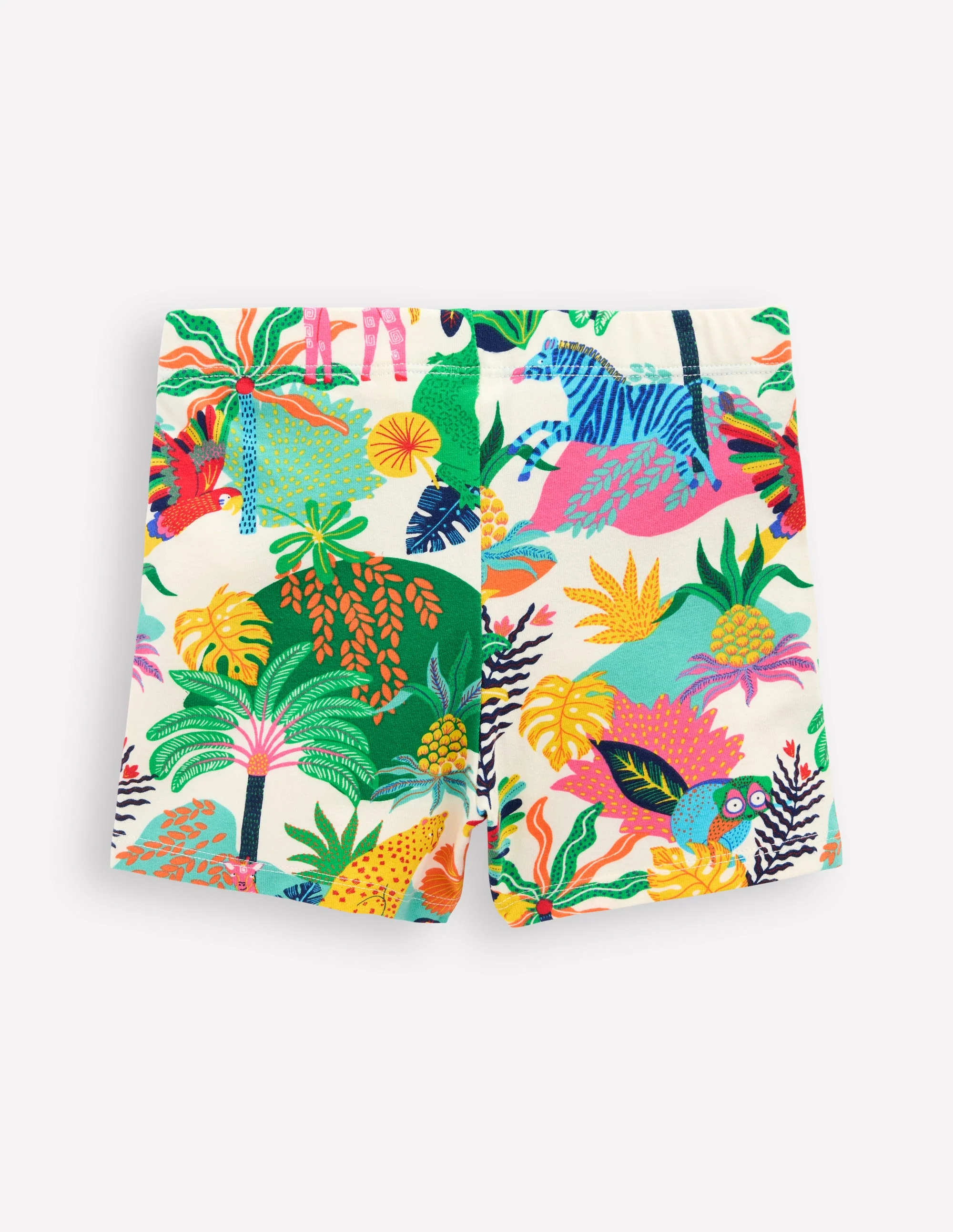 Cartwheel Shorts-Soft Ivory Multi Jungle - Image 2