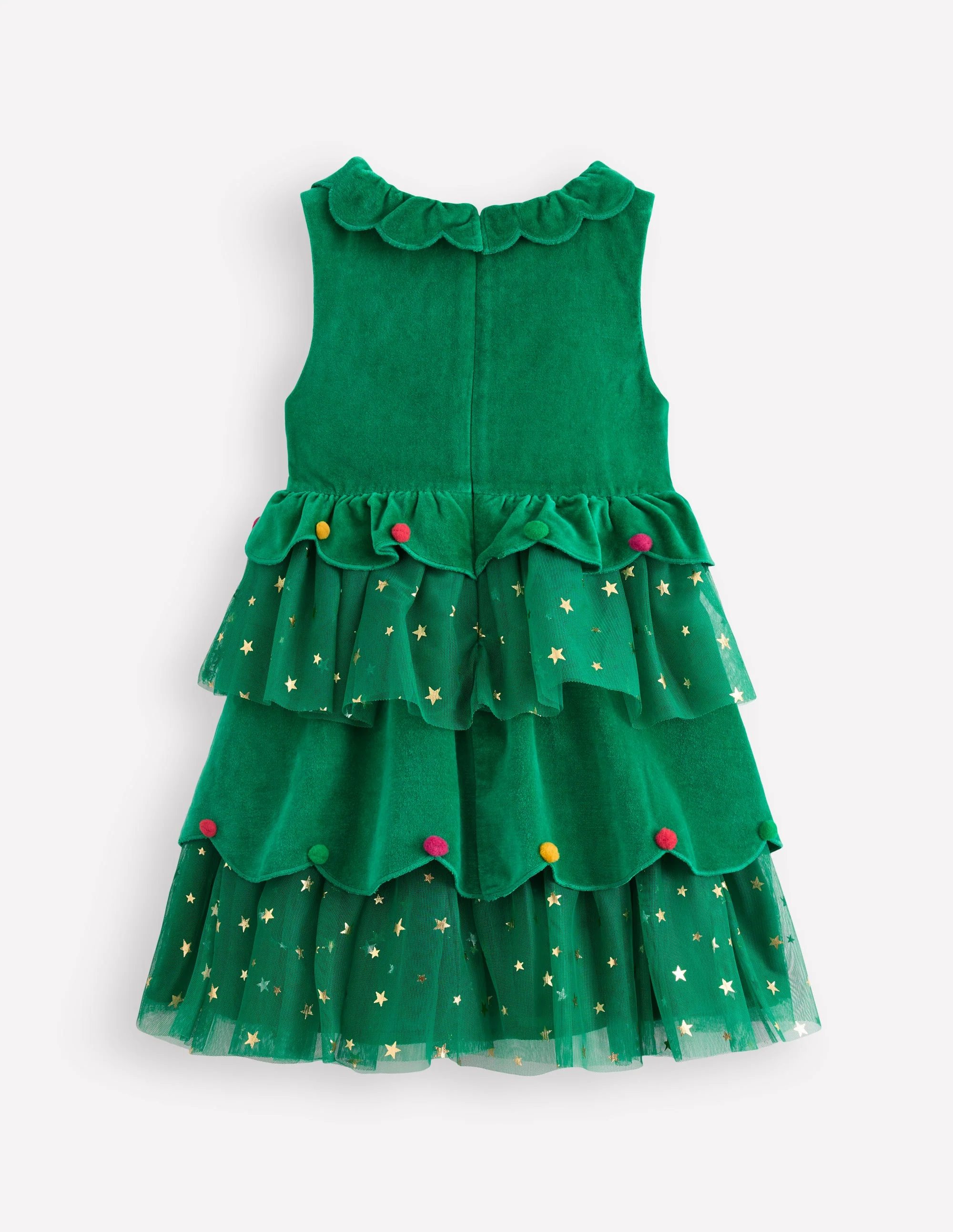 Christmas Tree Tulle Dress-Shady Green - Image 2