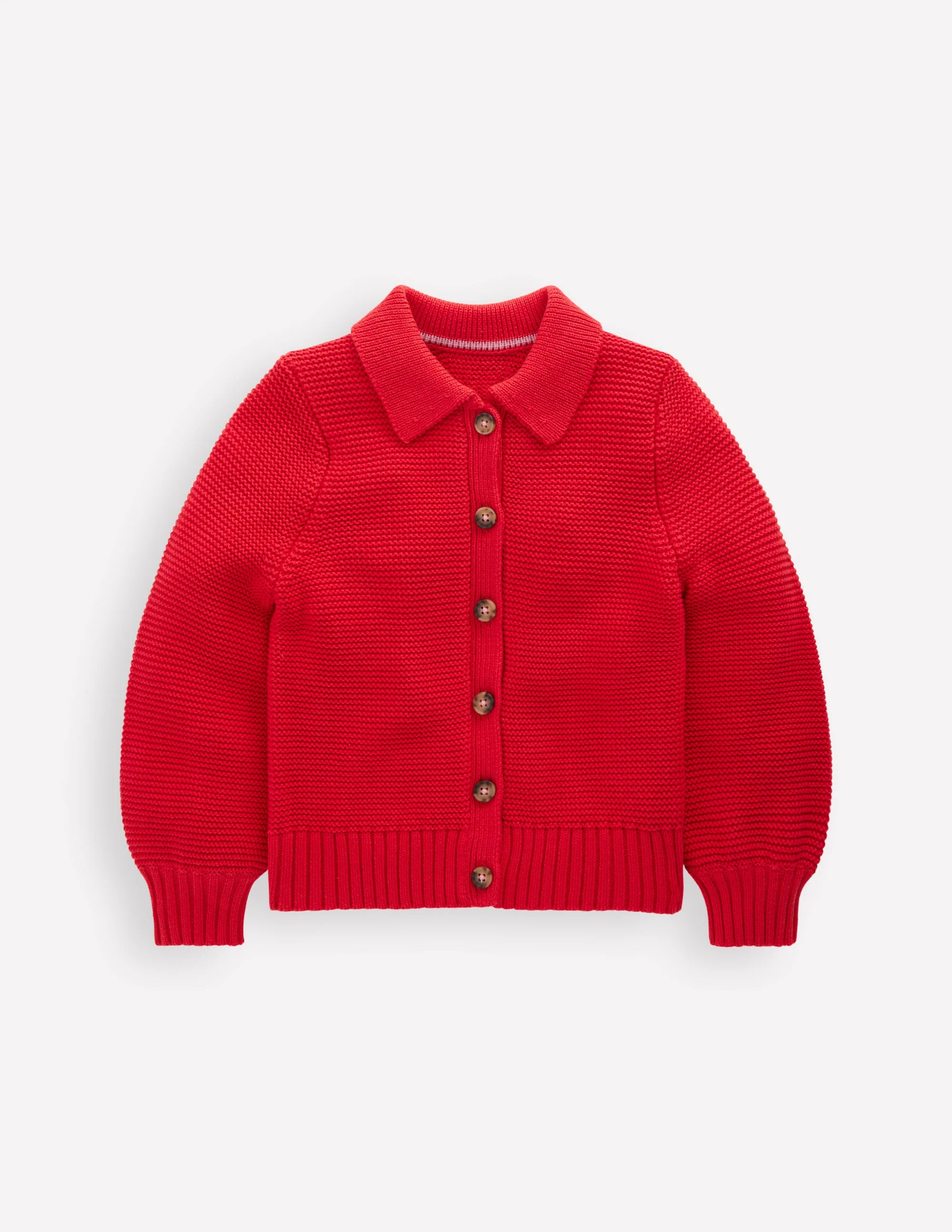 Collared Cardigan-Rockabilly Red - Image 5