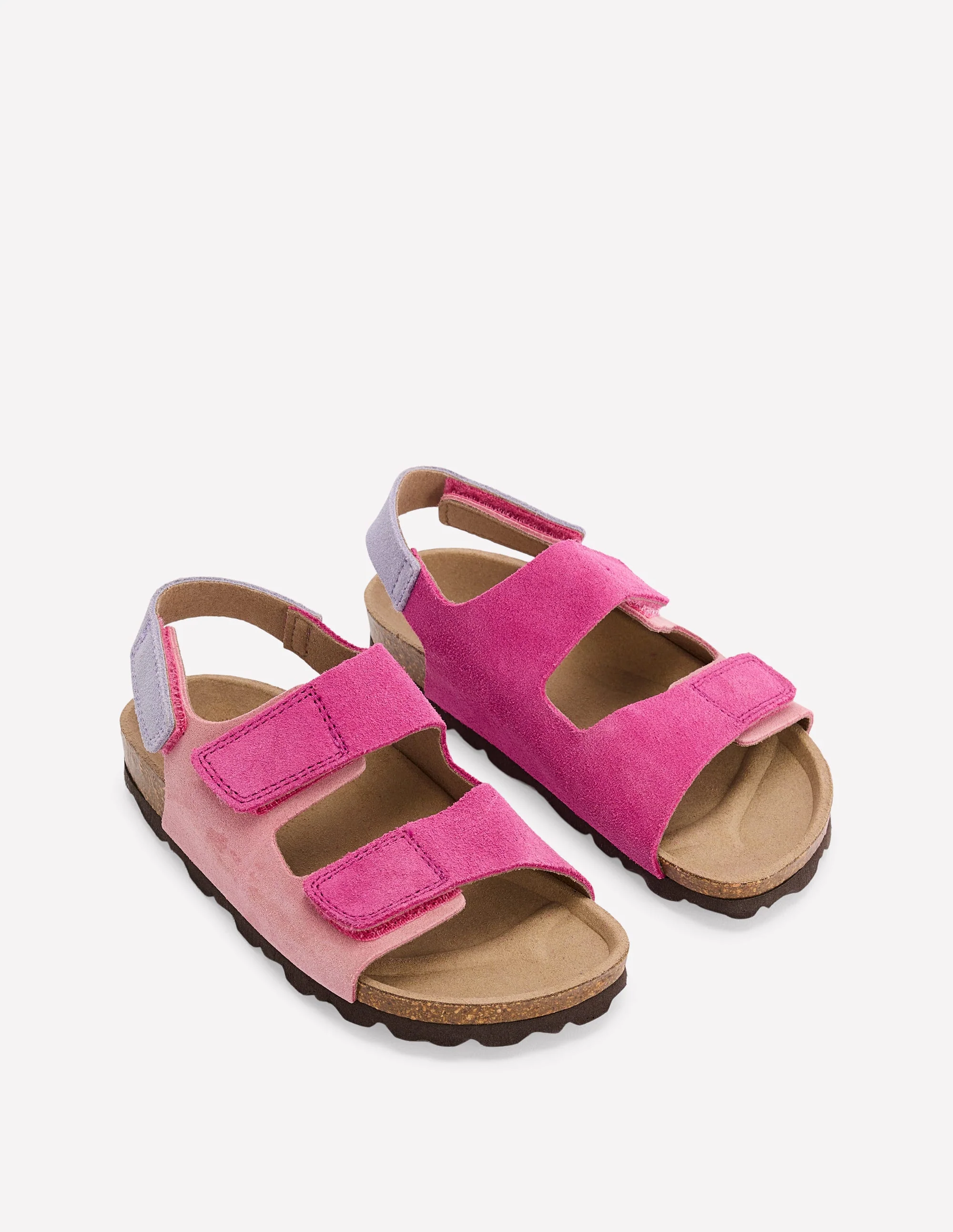 Colourblock Sandals-Pink Colourblock - Image 2