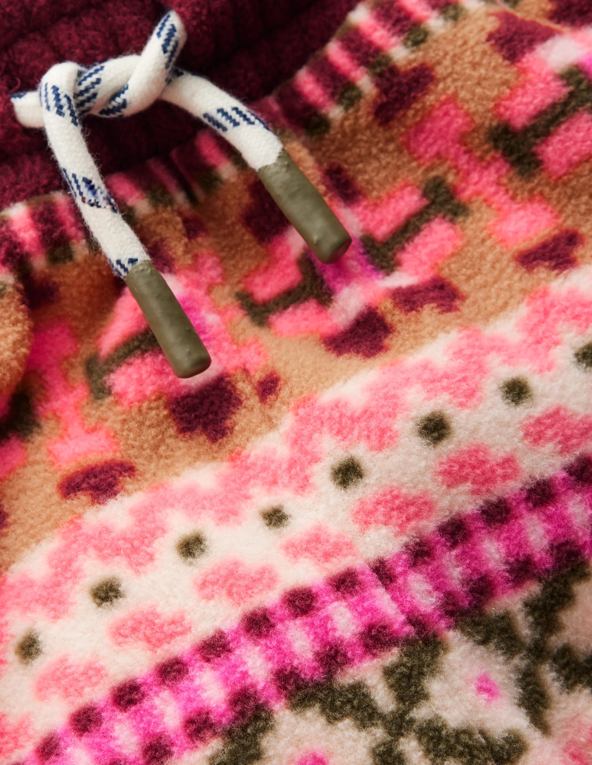 Cosy Geometric Joggers-Pink Aztec Geo - Image 3