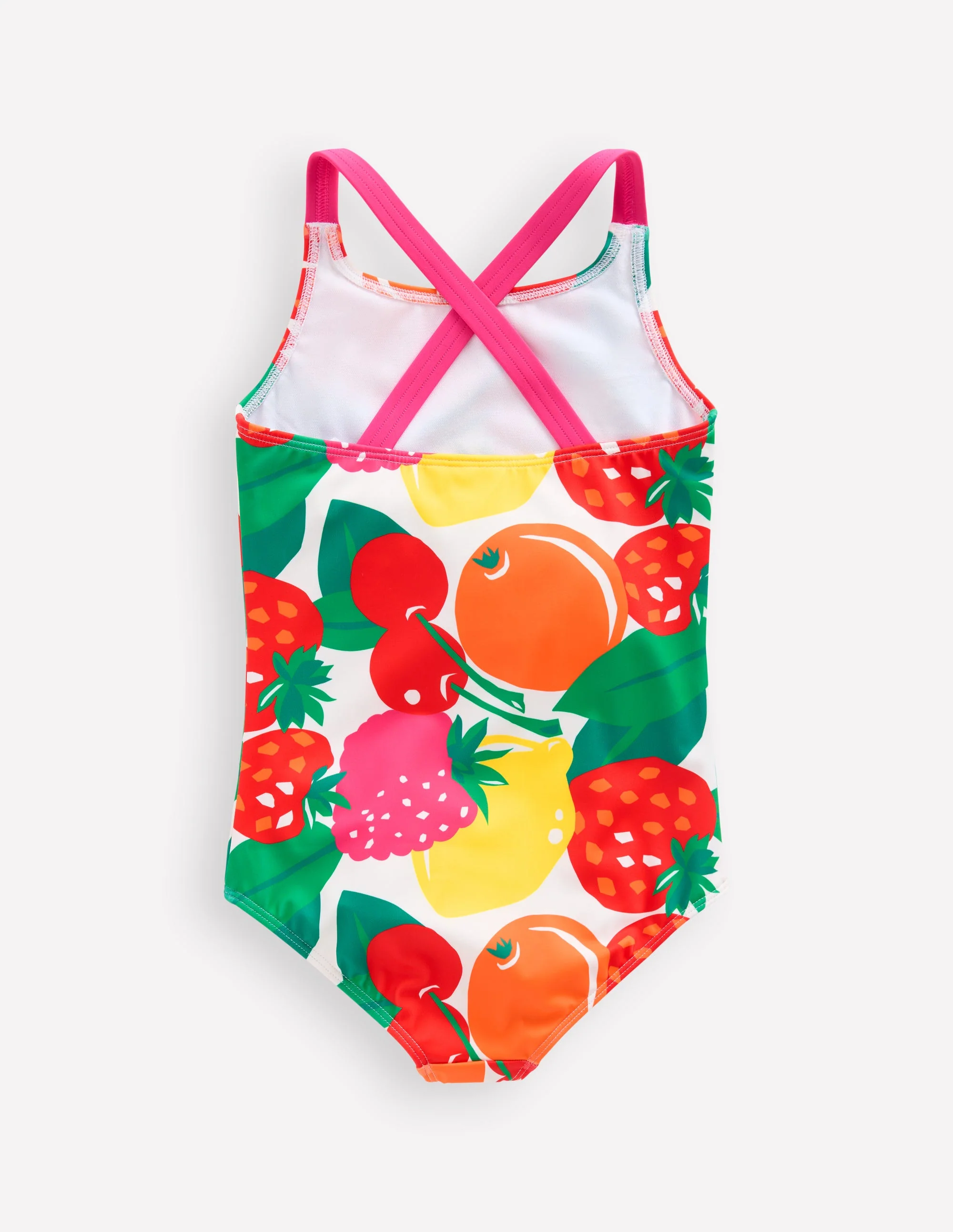 Cross-back Printed Swimsuit-Multi Giant Fruit - Image 2