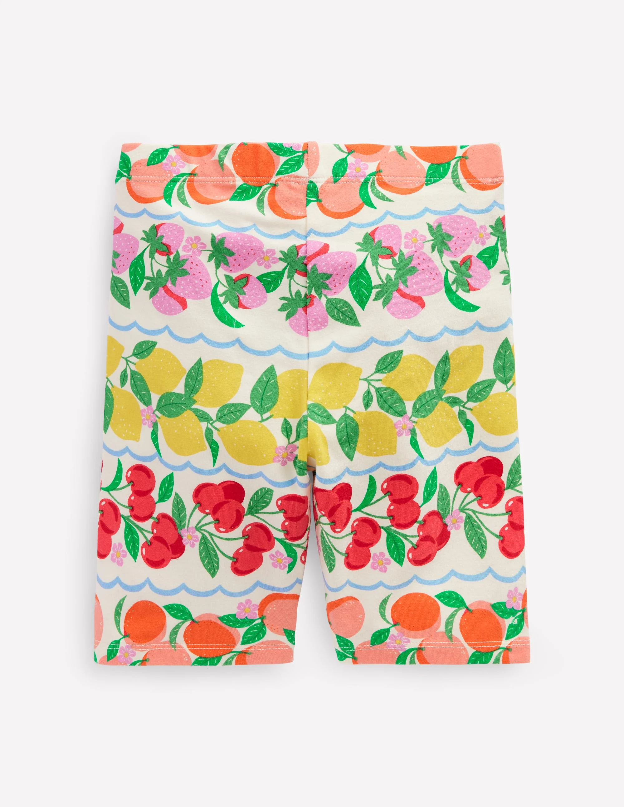 Cycling Shorts-Rainbow Fruit Stripe - Image 2