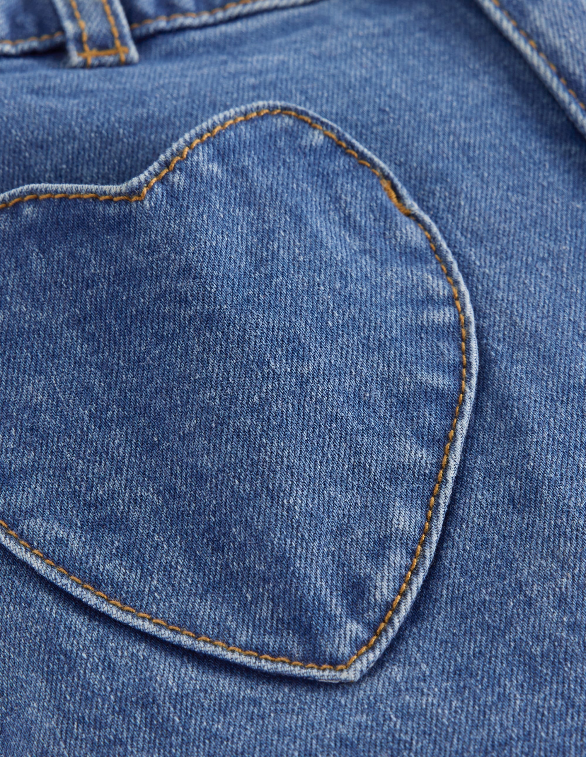 Denim Kick Flare Jean-Denim Hearts - Image 3