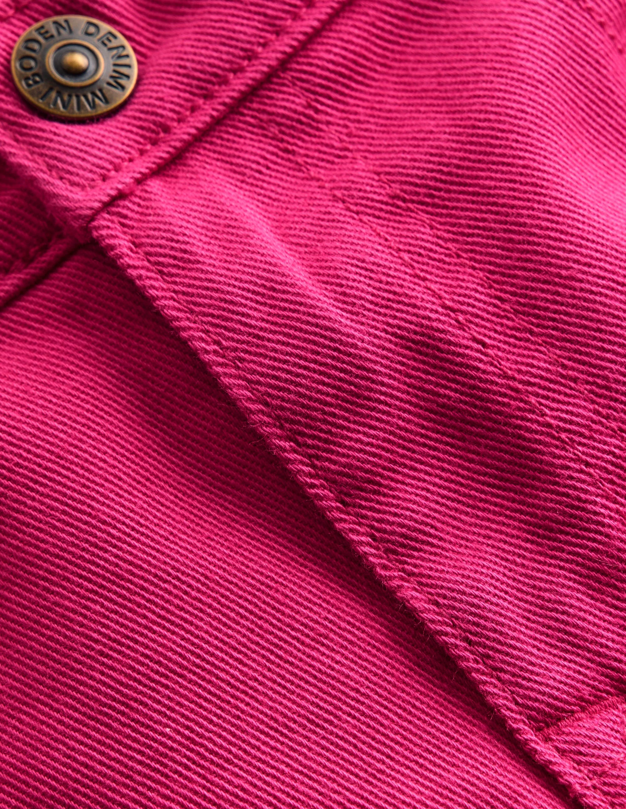 Denim Shorts-Hot Pink - Image 3