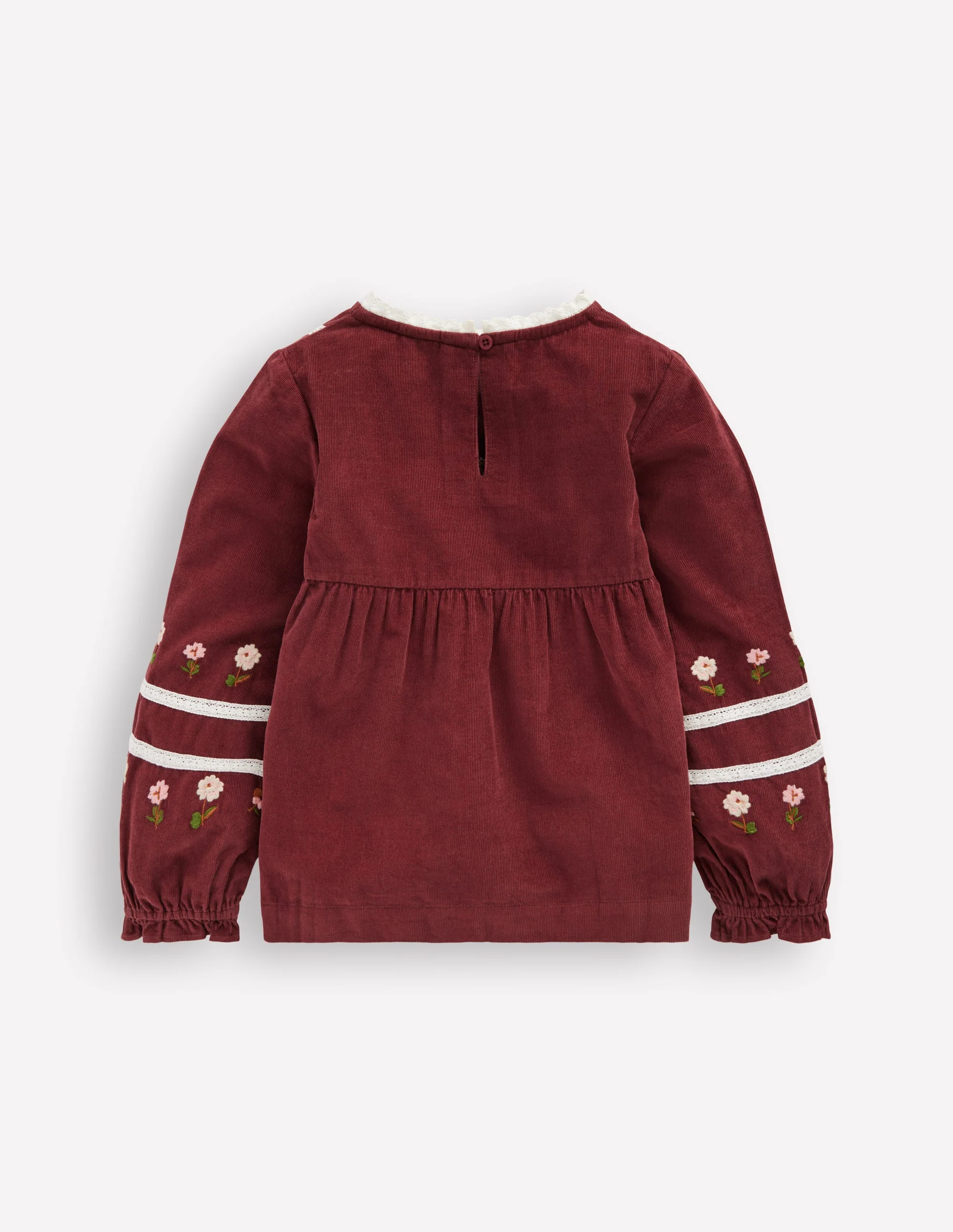 Embroidered Lace Top-Chestnut Embroidery - Image 5