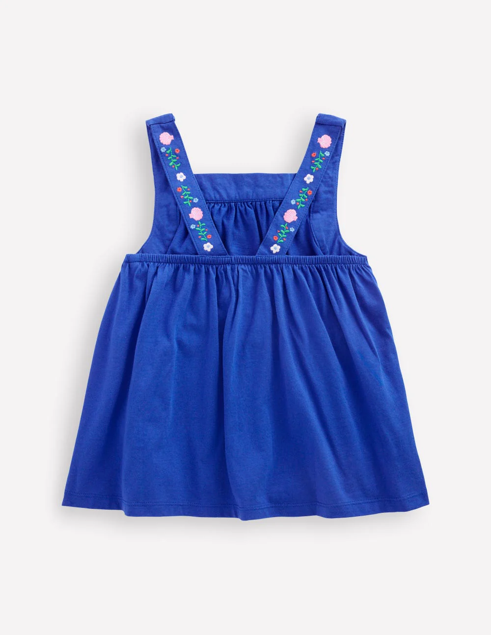 Embroidered Sleeveless Top-Gallery Blue - Image 2