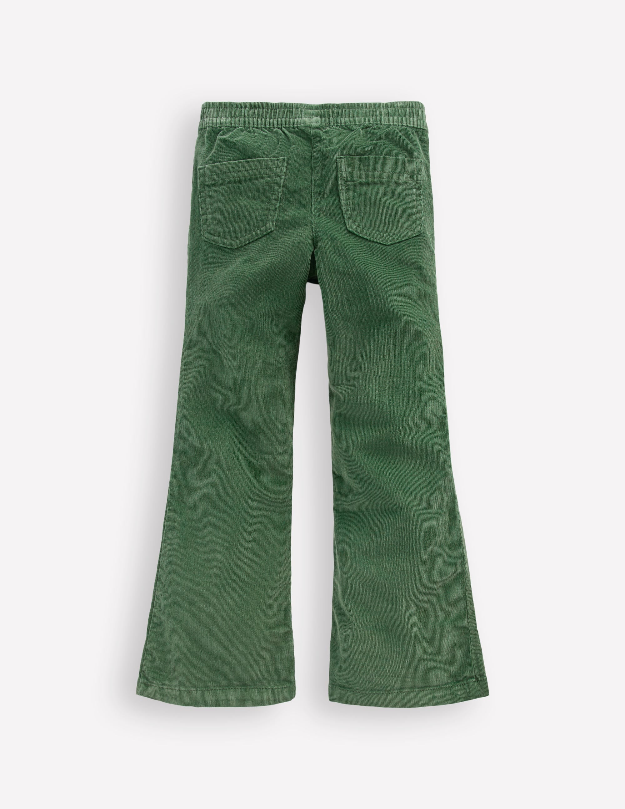 Flared Cord Legging-Green - Image 2