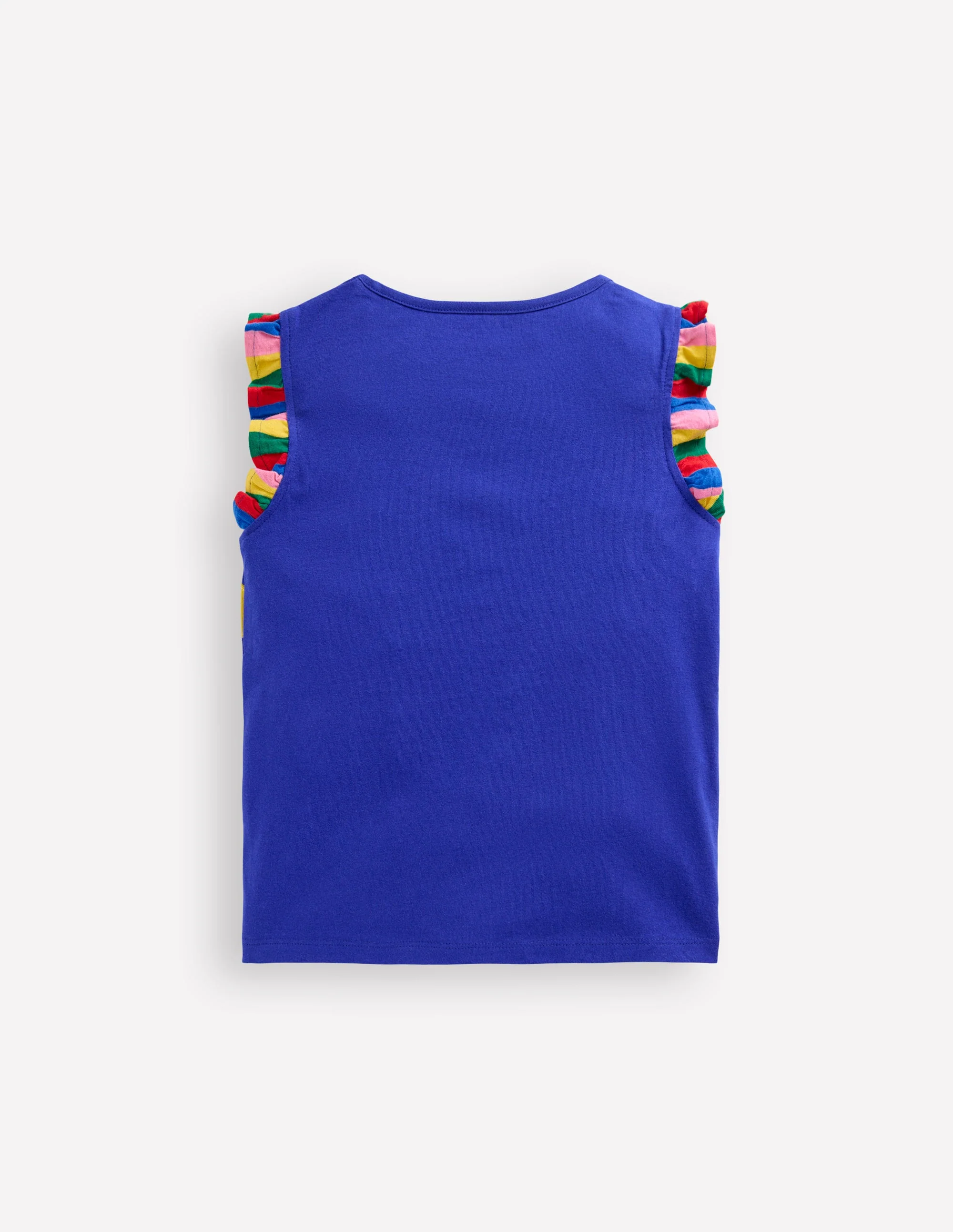 Flutter Short Sleeve T-shirt-Bright Blue Parrot - Image 2