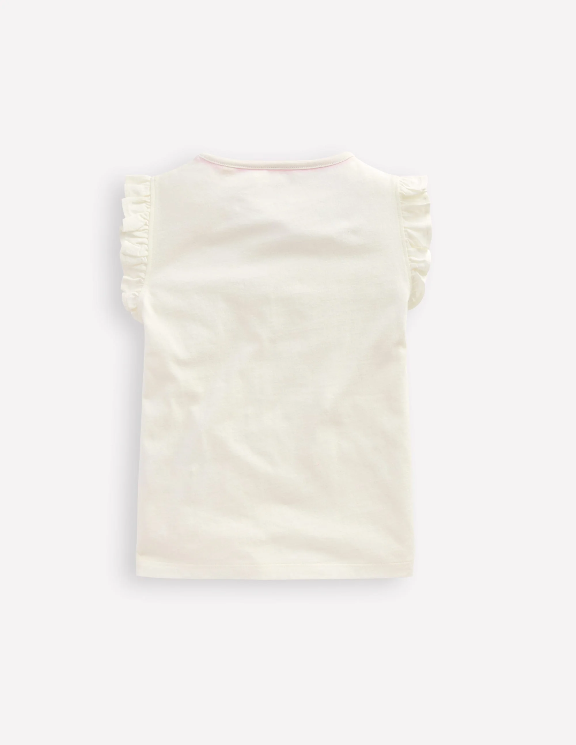 Flutter Short Sleeve T-shirt-Ivory Birds - Image 2