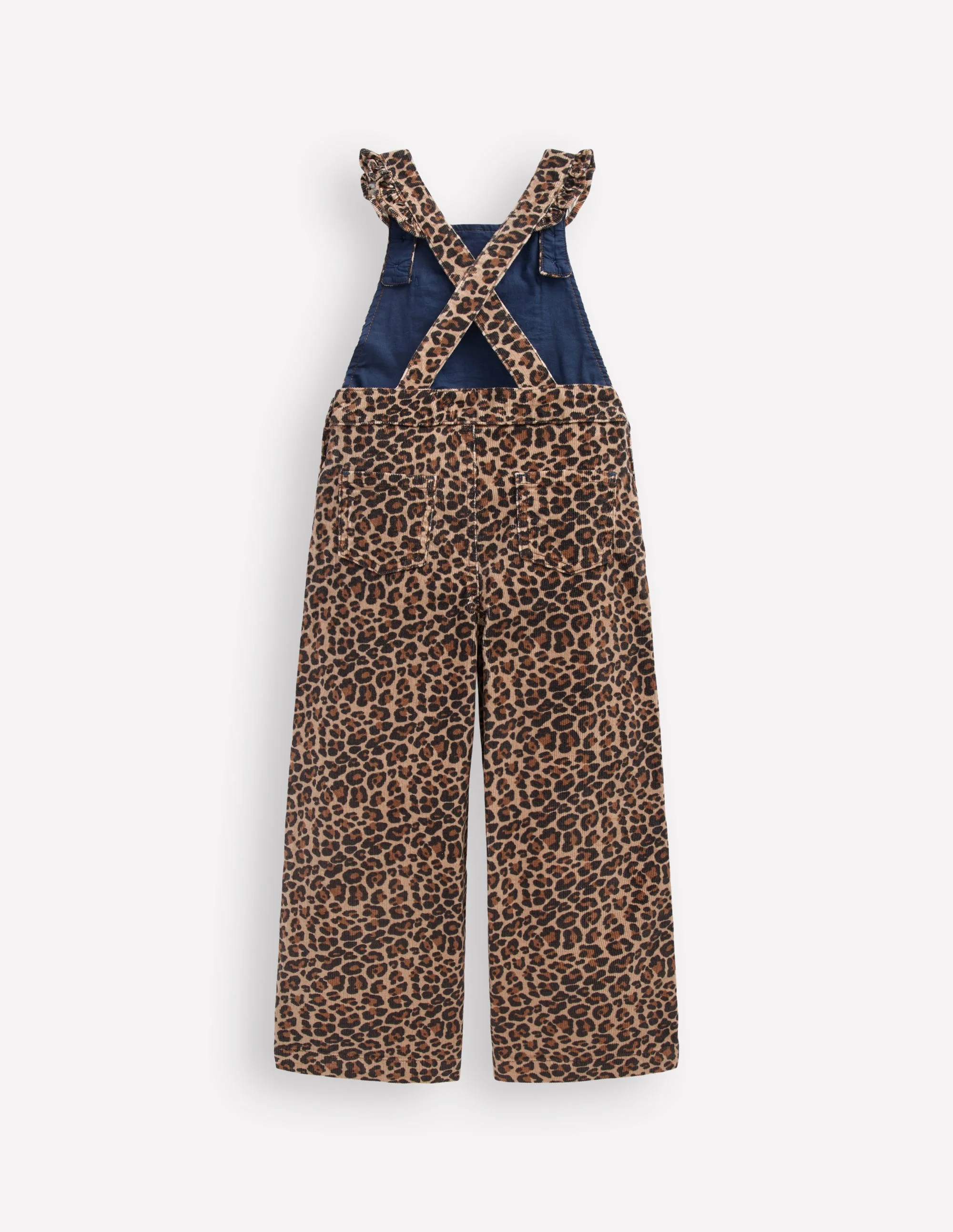 Frill Dungarees-Leopard - Image 2