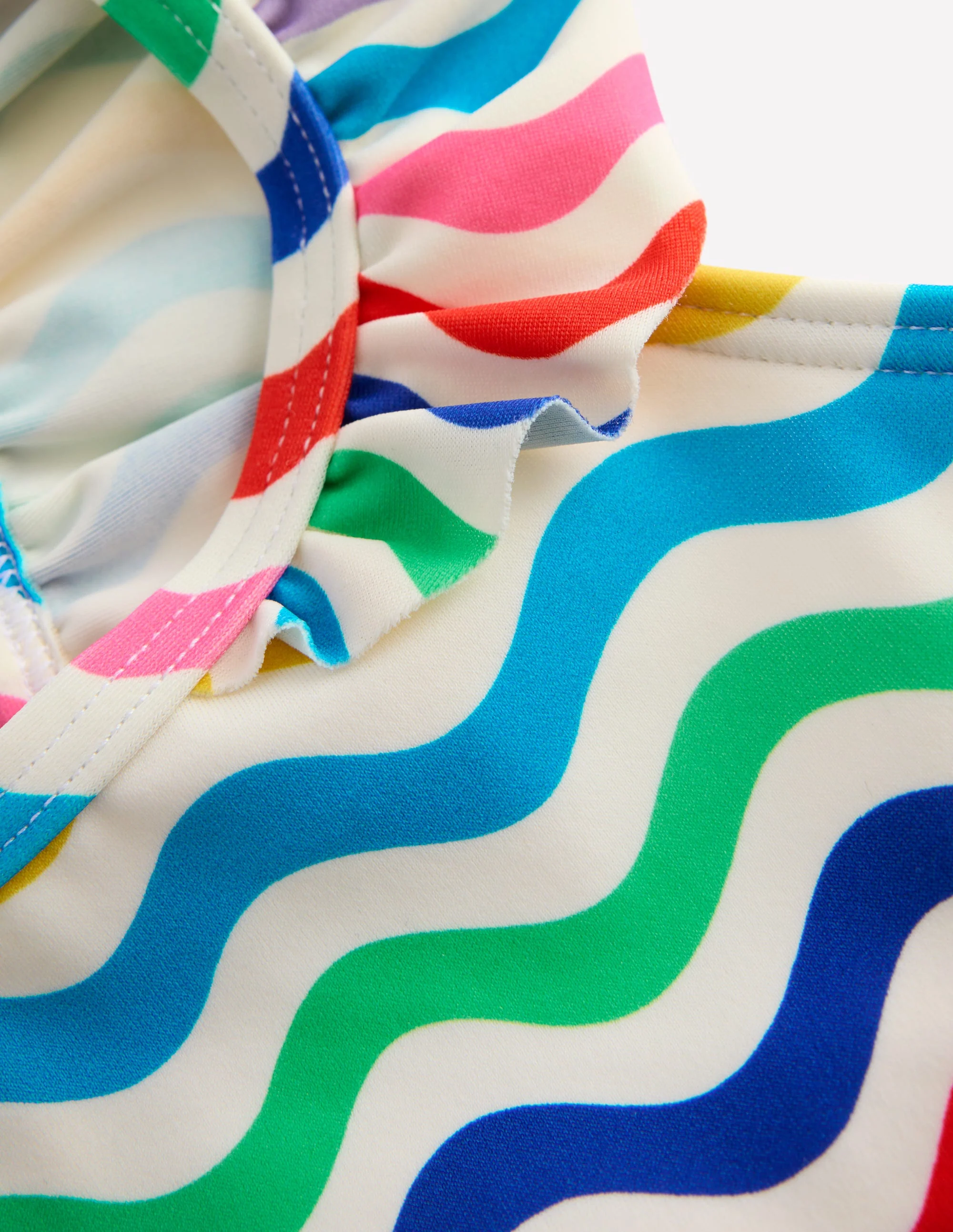 Frill Strap Bikini-Multi Wave - Image 3