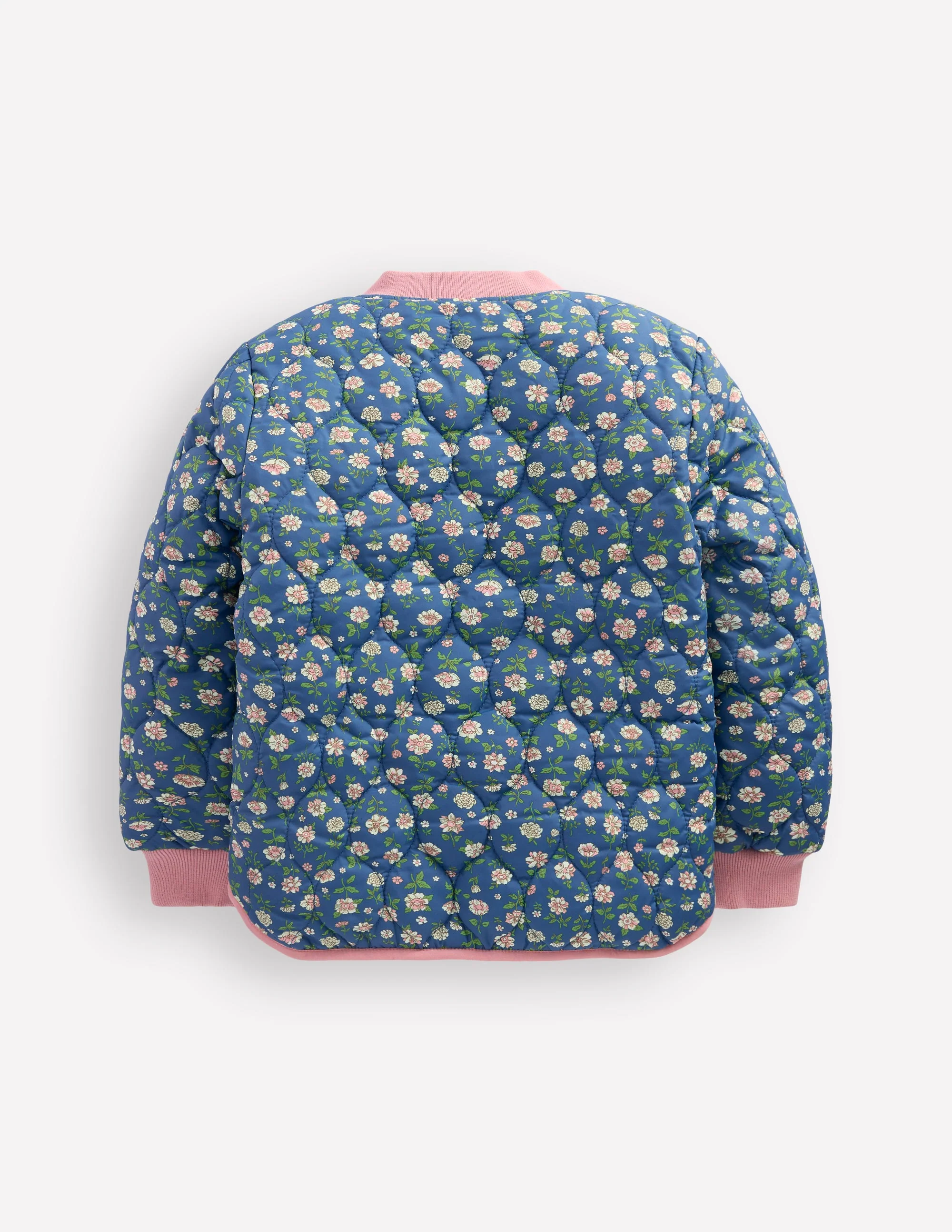 Fun Bomber Jacket-Borg Blue Floral - Image 6