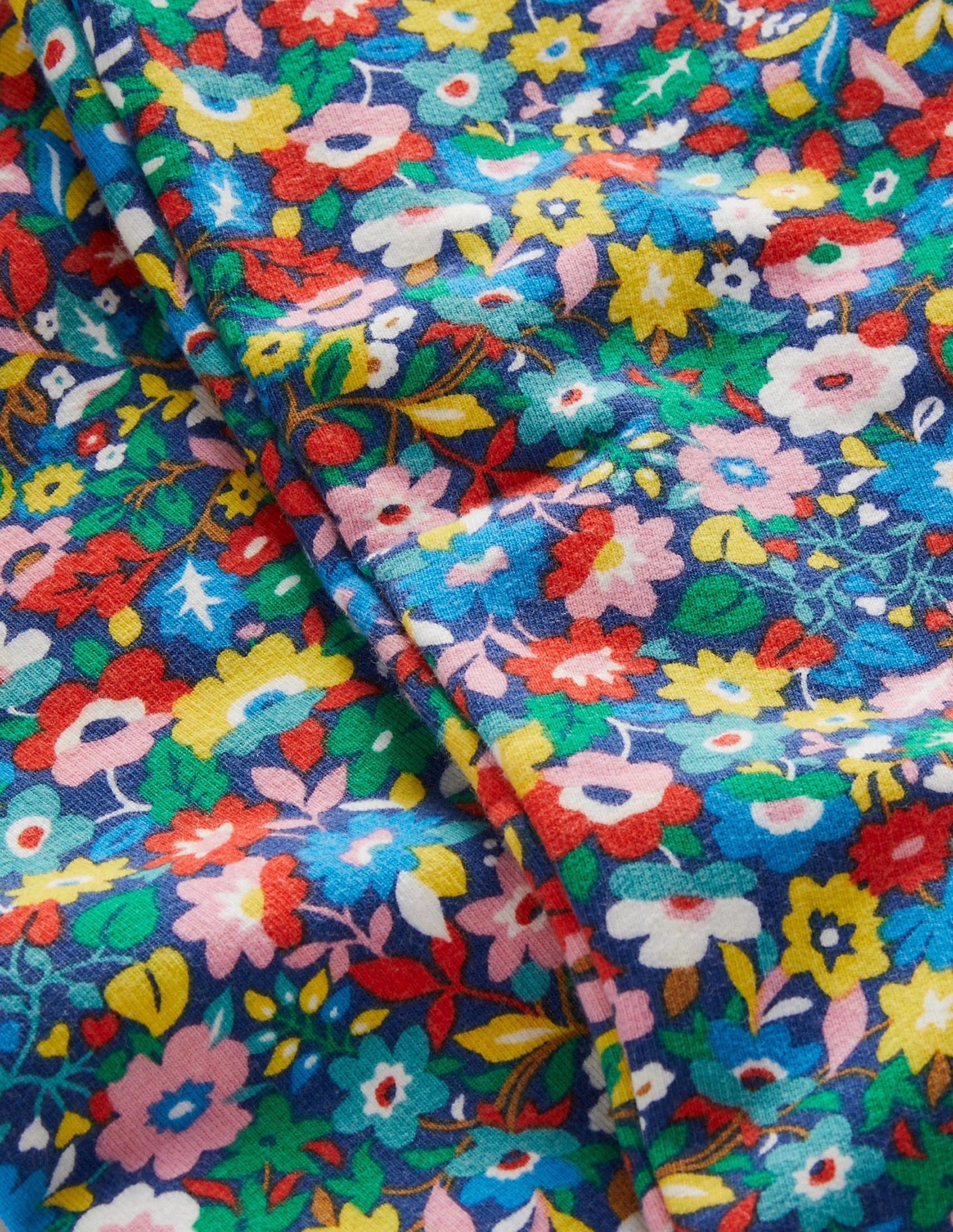 Fun Cosy Leggings-Multi Patchwork Floral - Image 3
