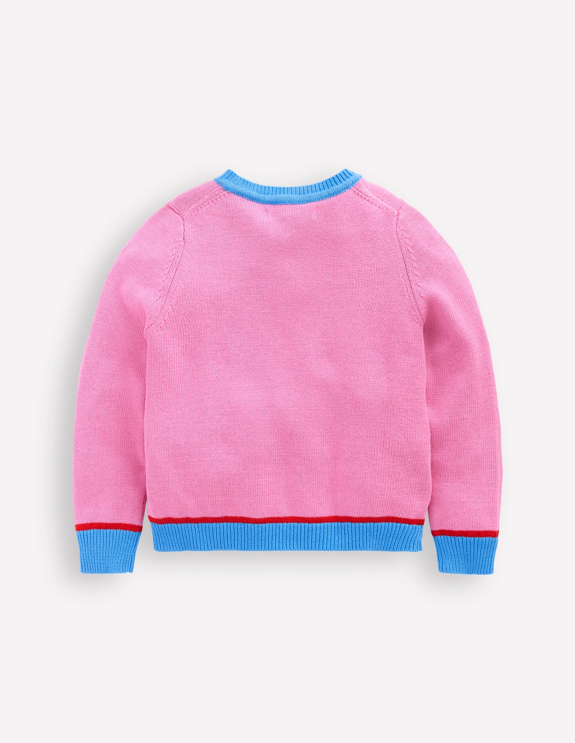 Fun Frill Logo Cardigan-Vintage Mauve Circus Horses - Image 2