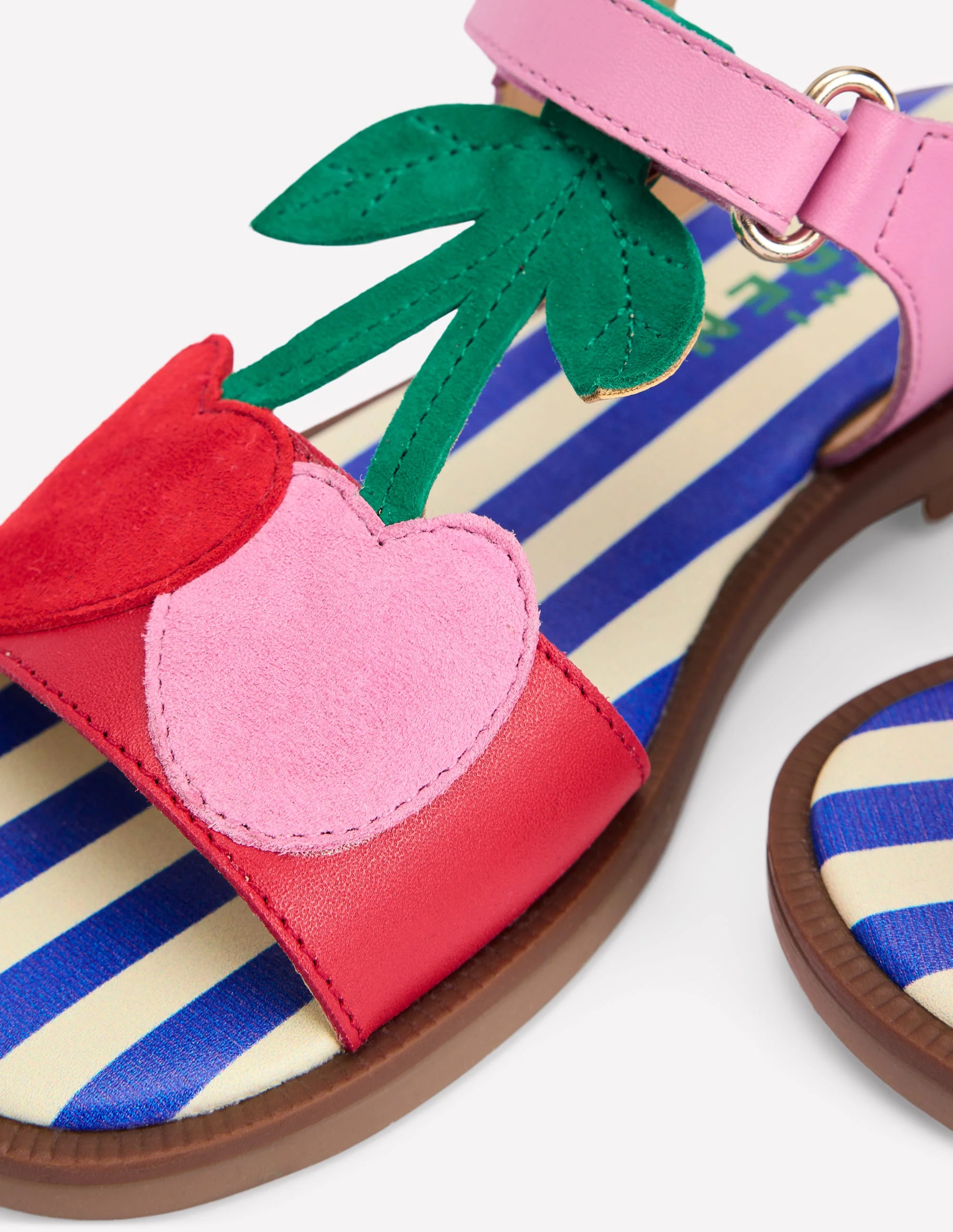 Fun Leather Sandals-Cherries - Image 3