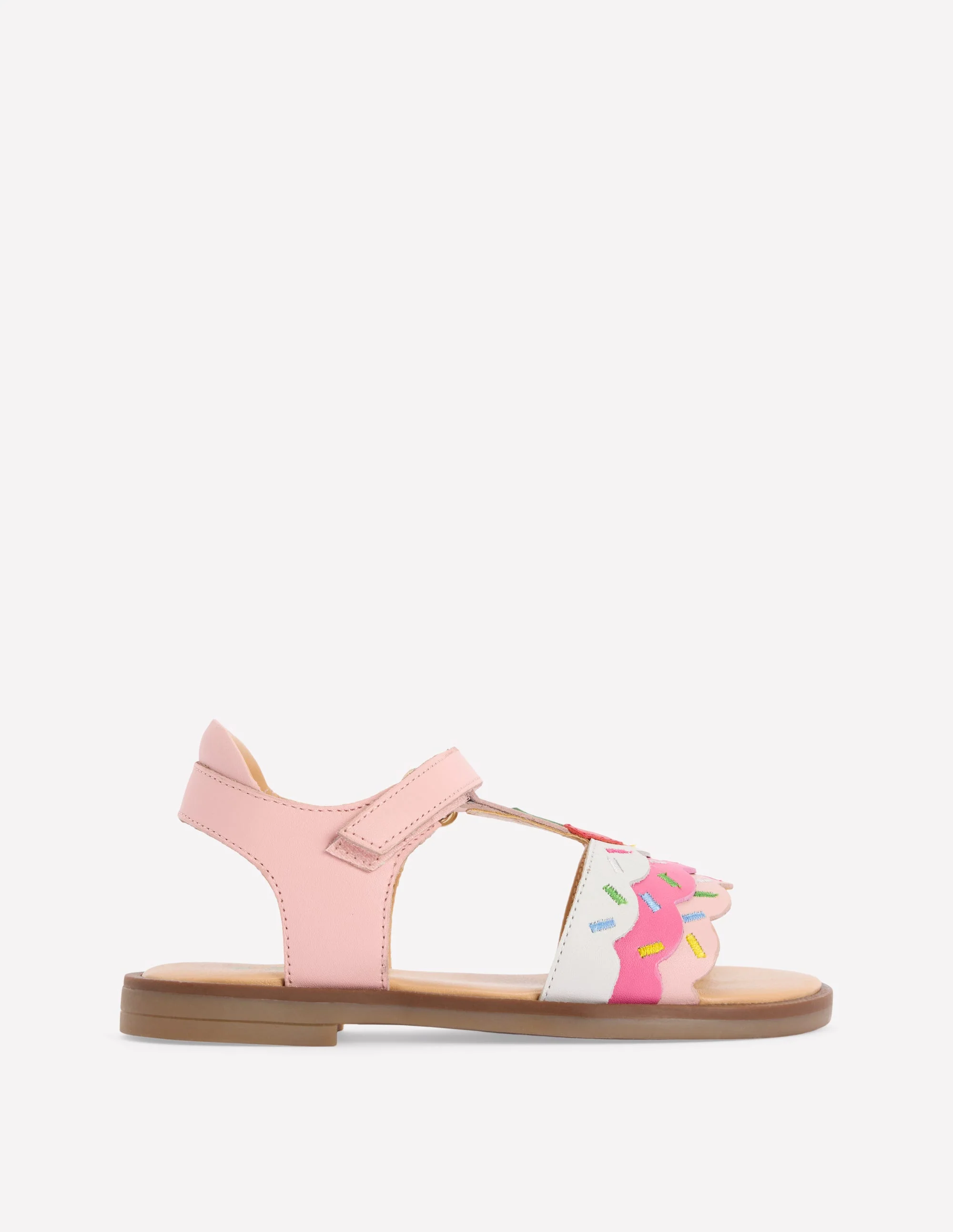 Fun Leather Sandals-Ice Cream - Image 2
