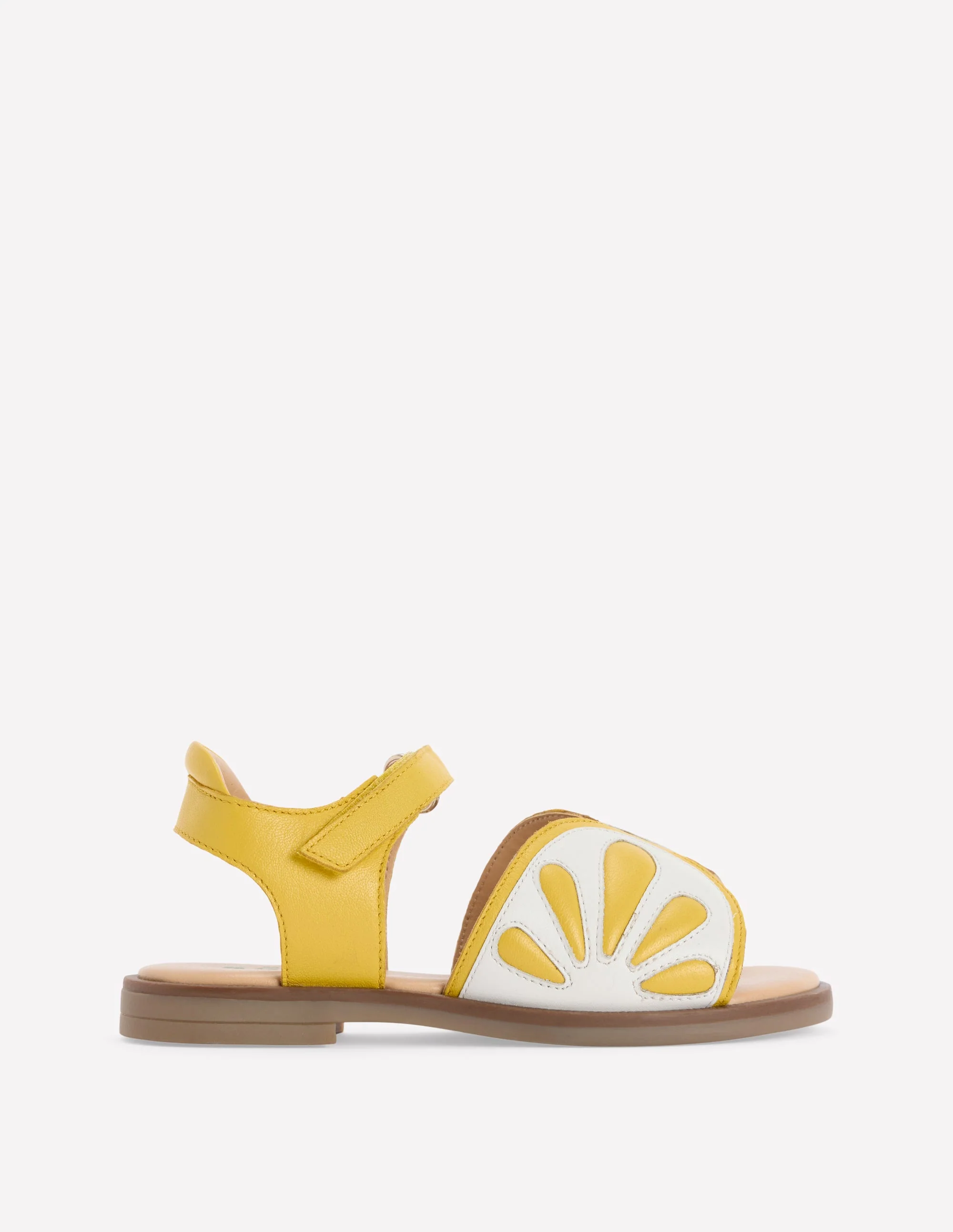 Fun Leather Sandals-Lemon - Image 2