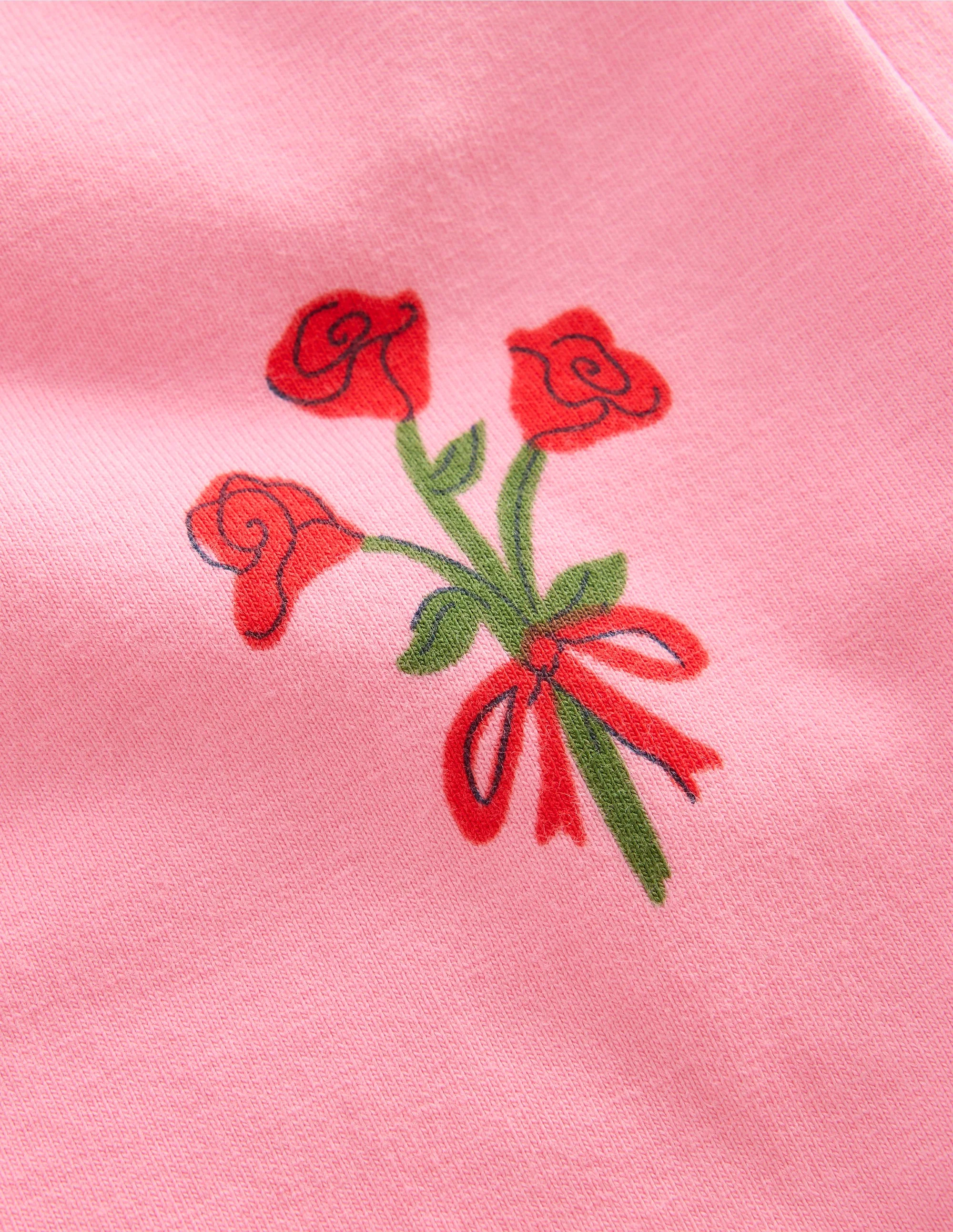 Fun Leggings-Bubblegum Pink Posy - Image 3