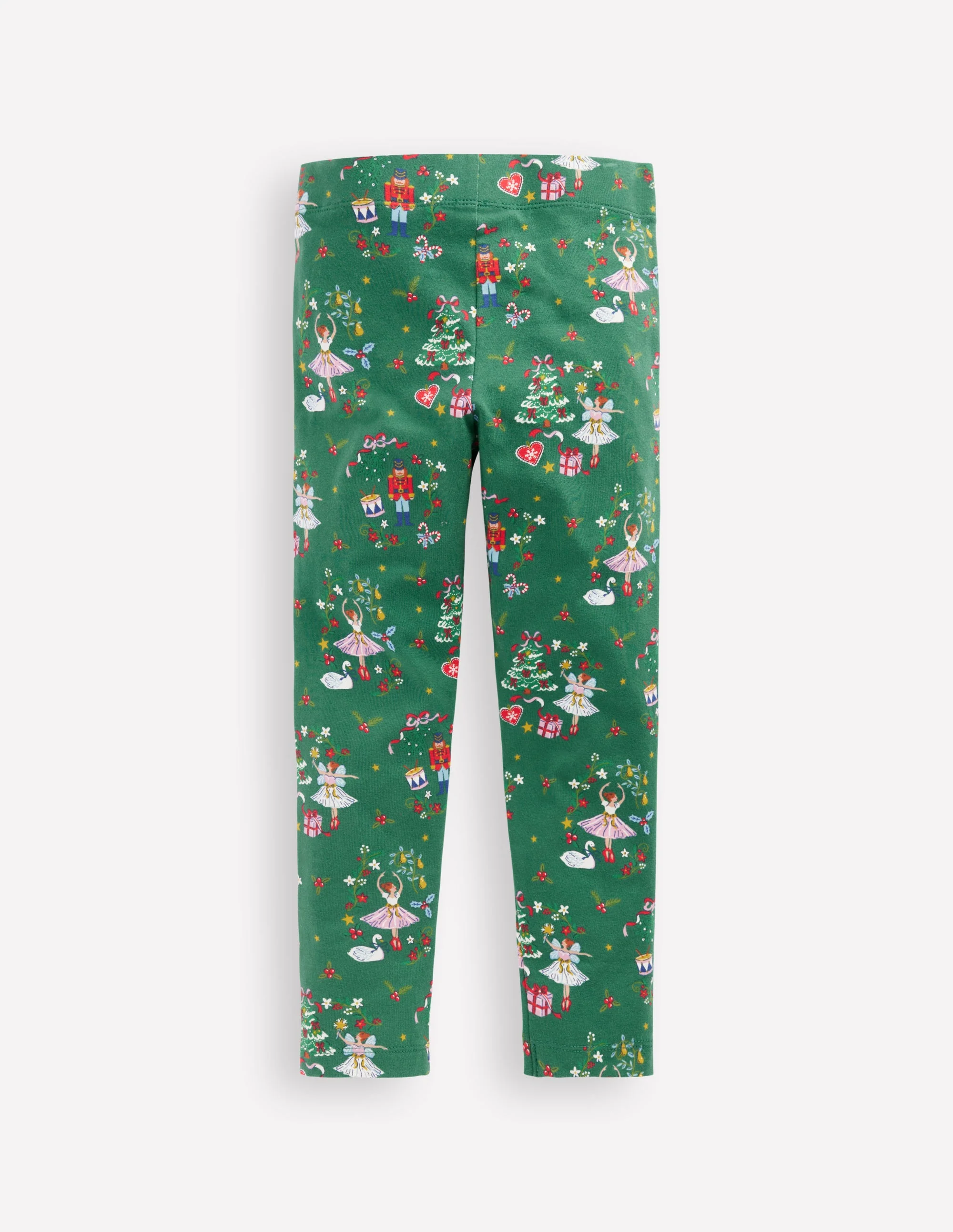 Fun Leggings-Jewel Green Christmas - Image 2