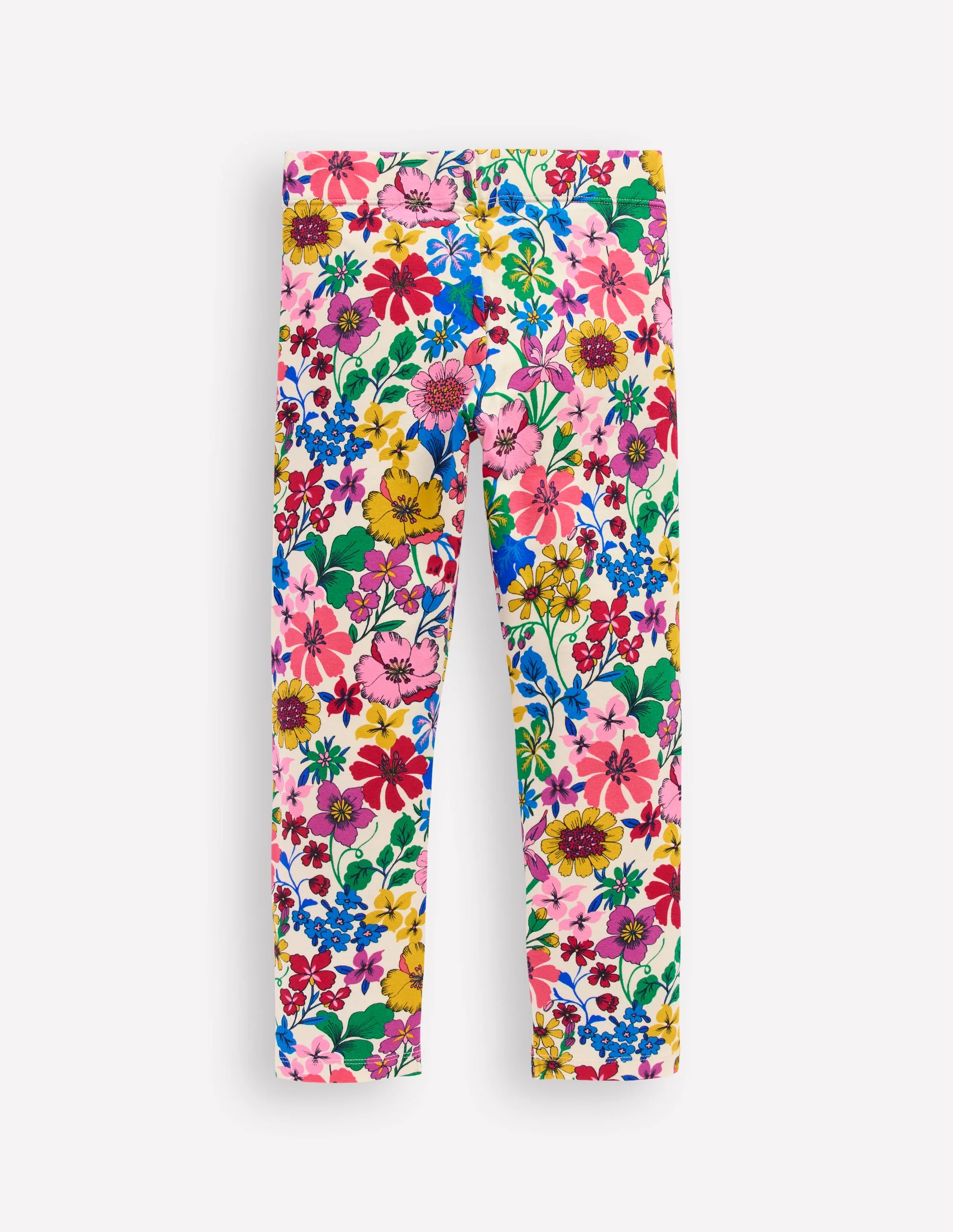 Fun Leggings-Multi Rainbow Floral - Image 2