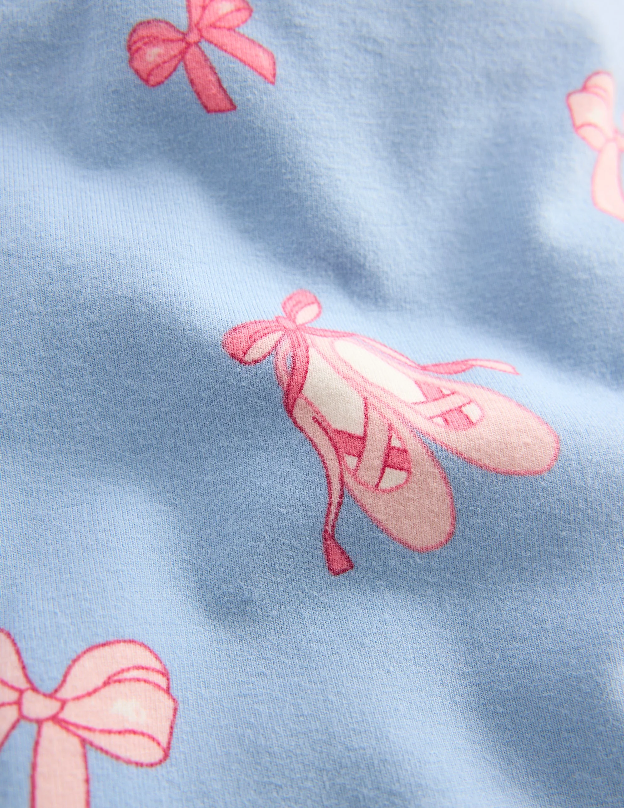 Fun Leggings-Pale Blue Ballet Shoes - Image 3