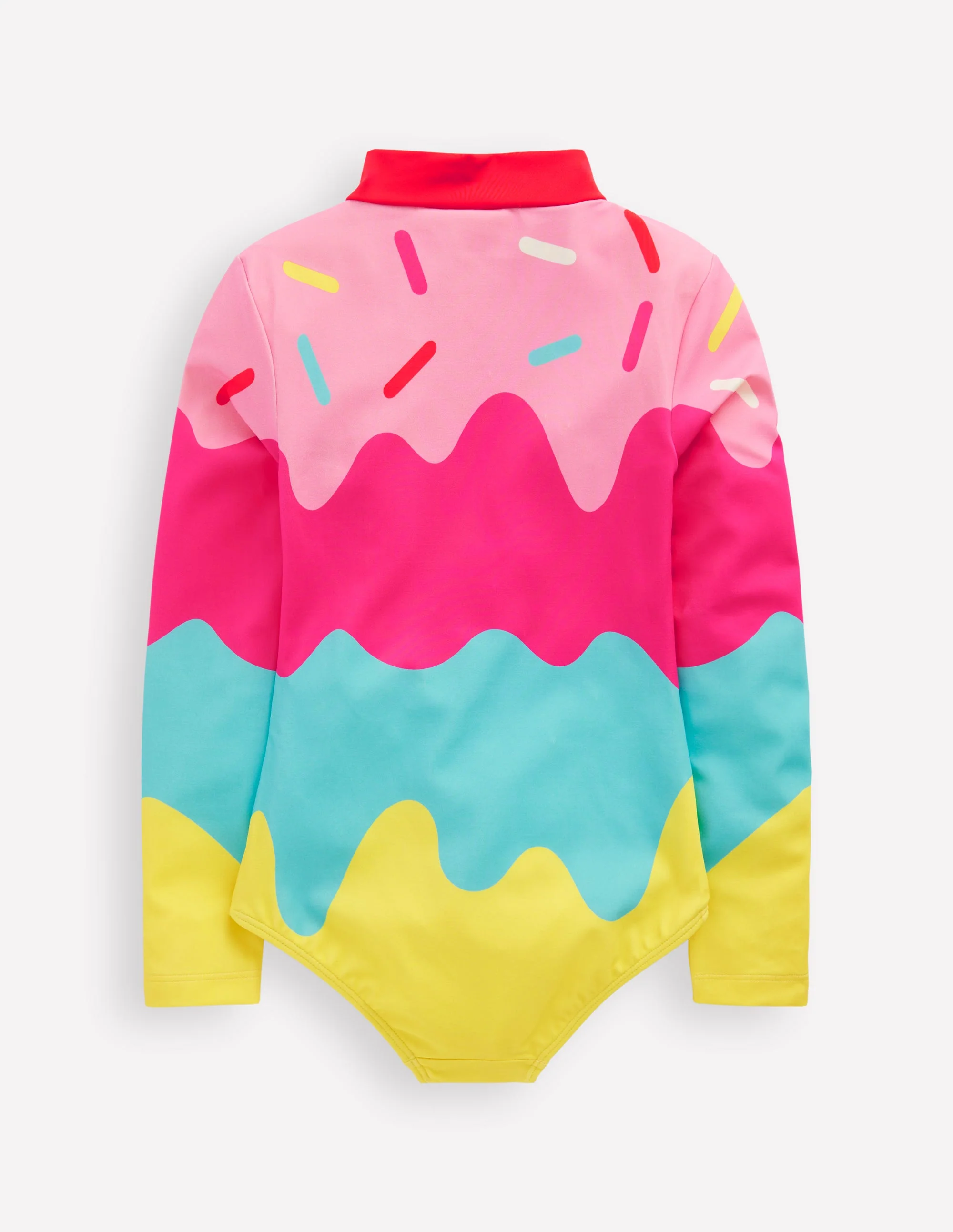 Fun Long Sleeve Swimsuit-Ice Cream - Image 2