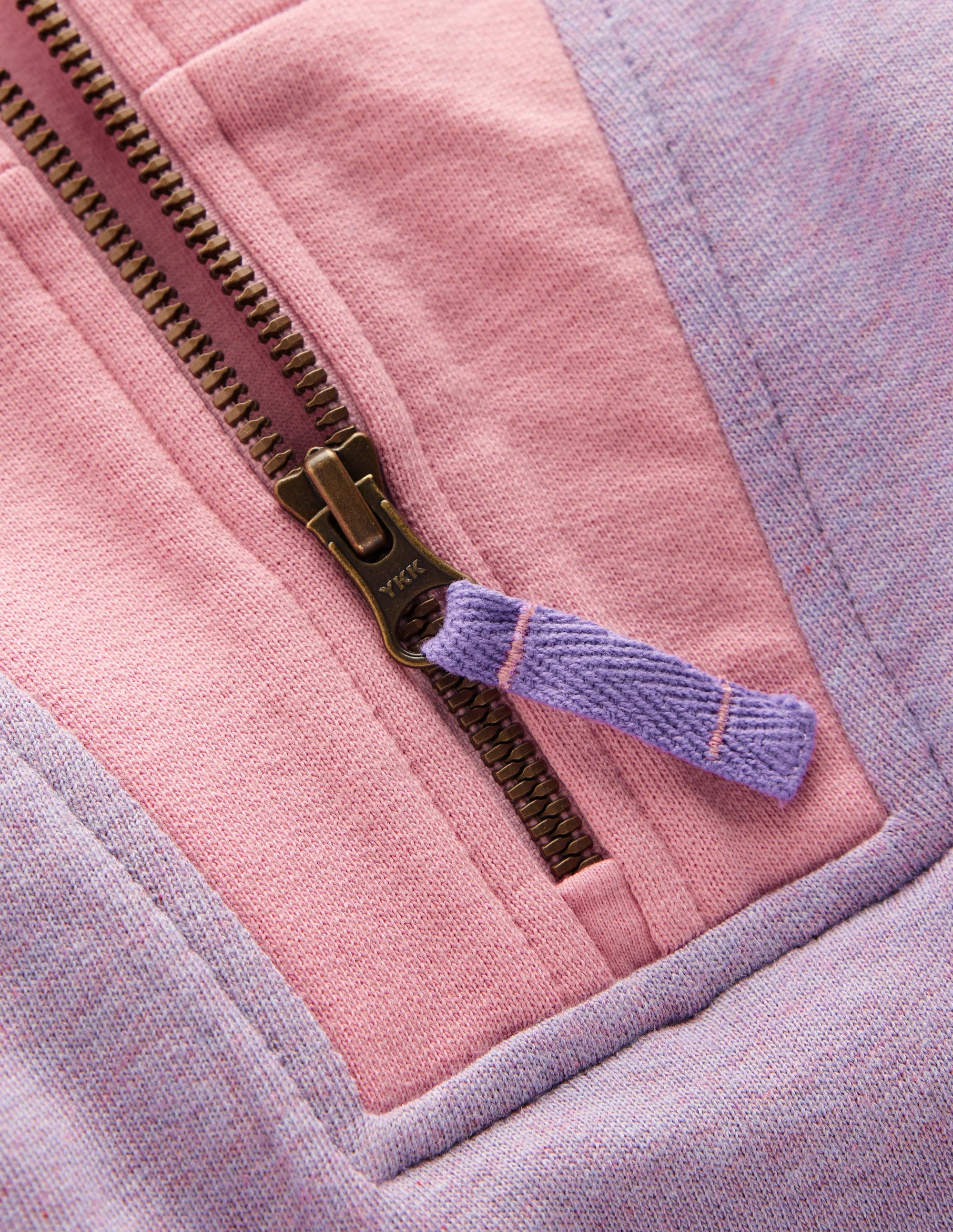 Half-zip Sweatshirt-Purple/Red - Image 4